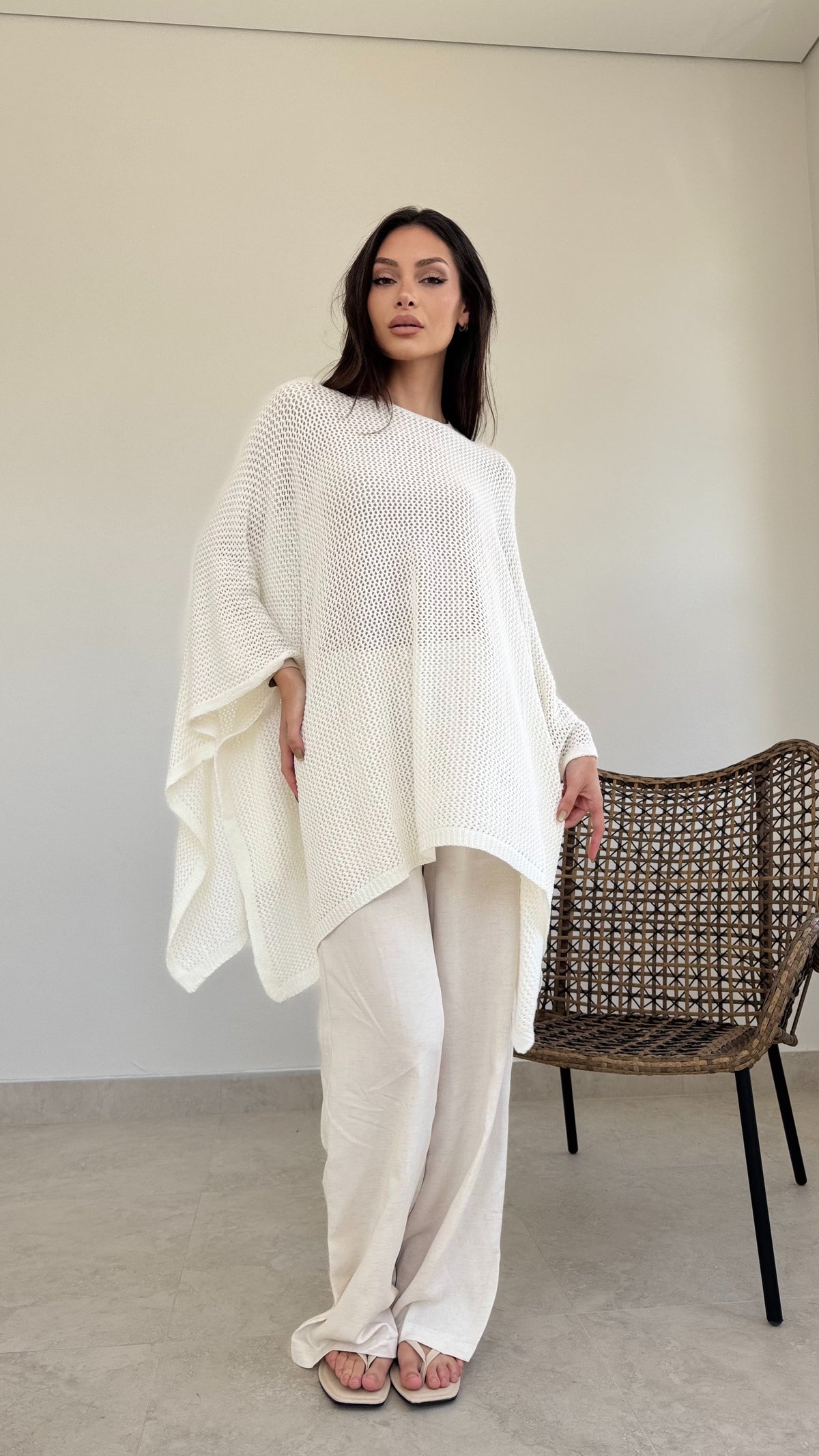Crochet poncho