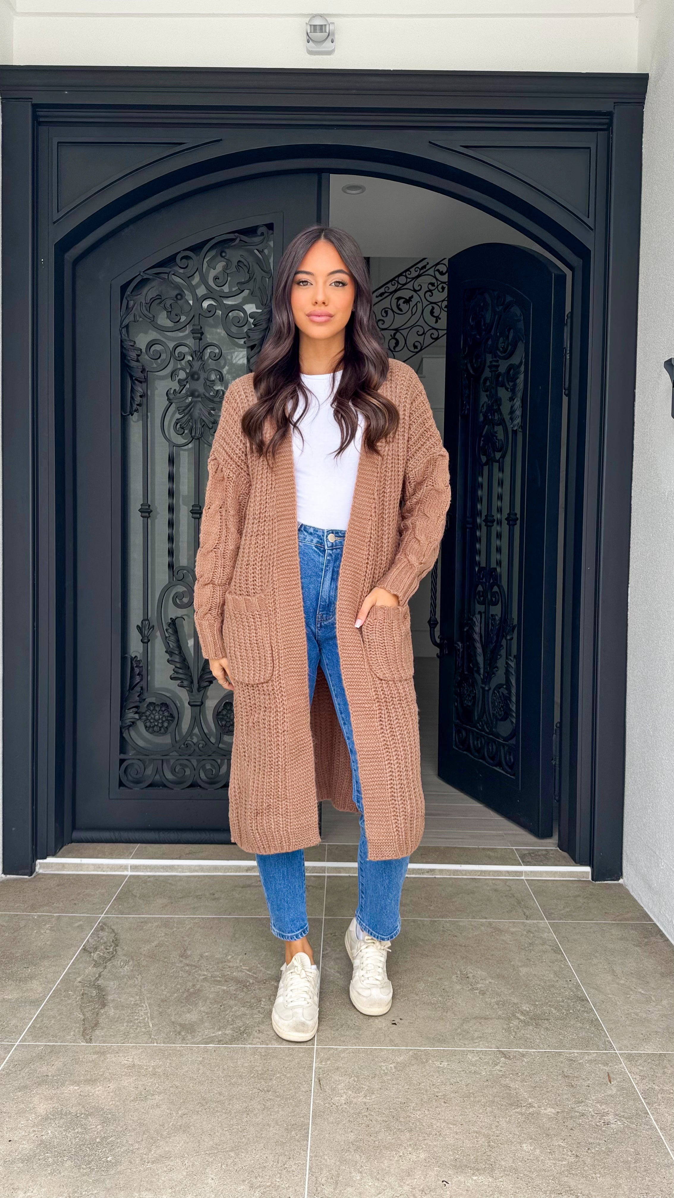 Cable knit Cardigan