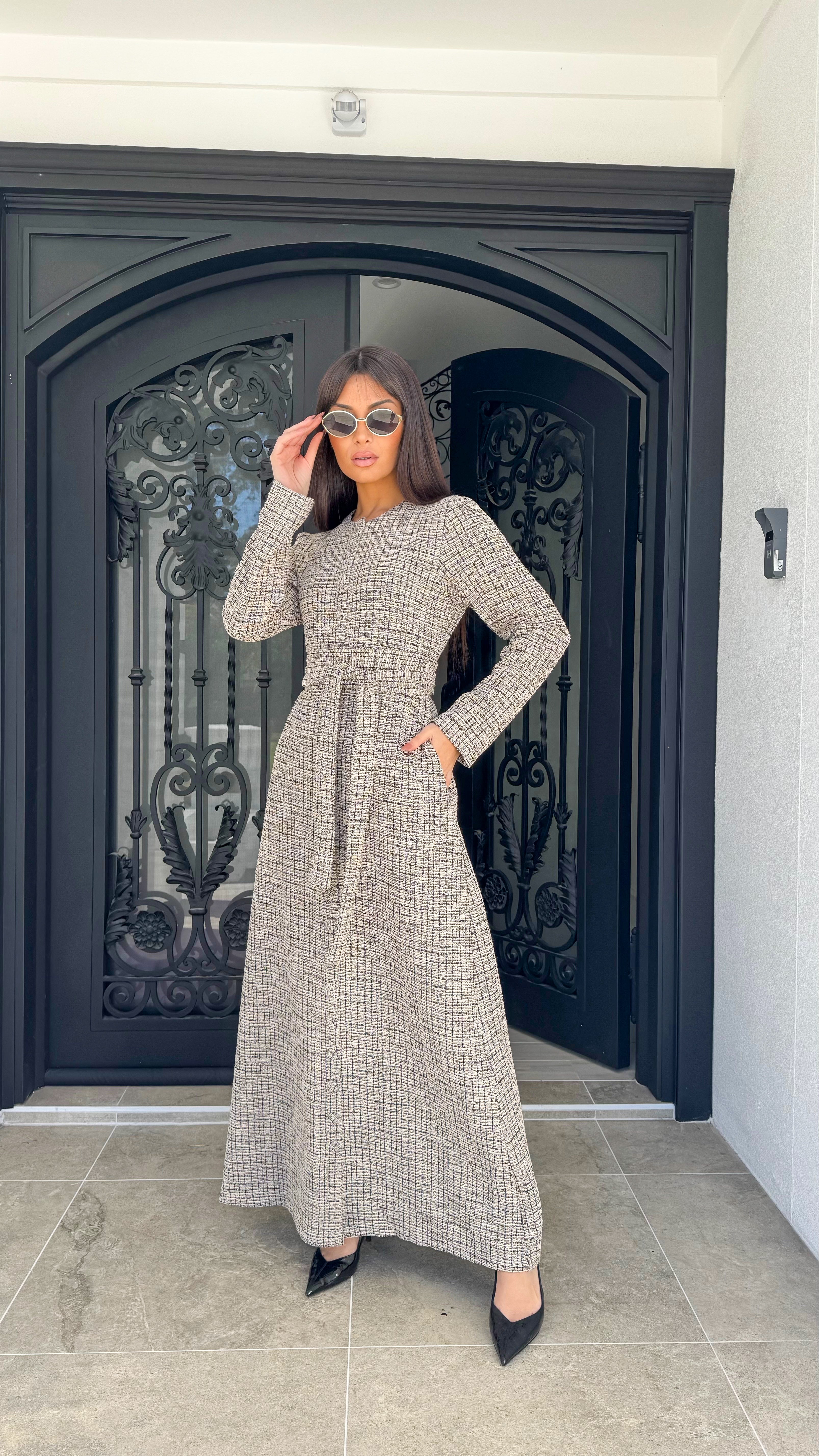 Tweed Maxi