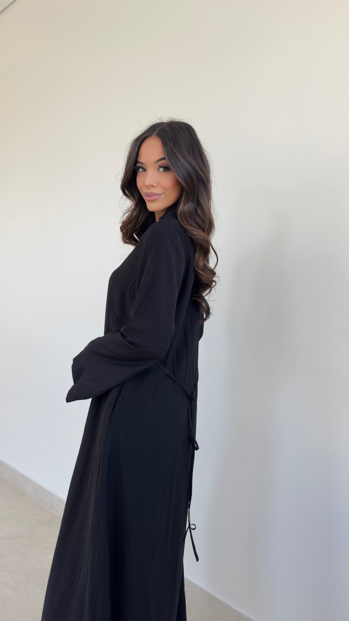 Spring flow Abaya