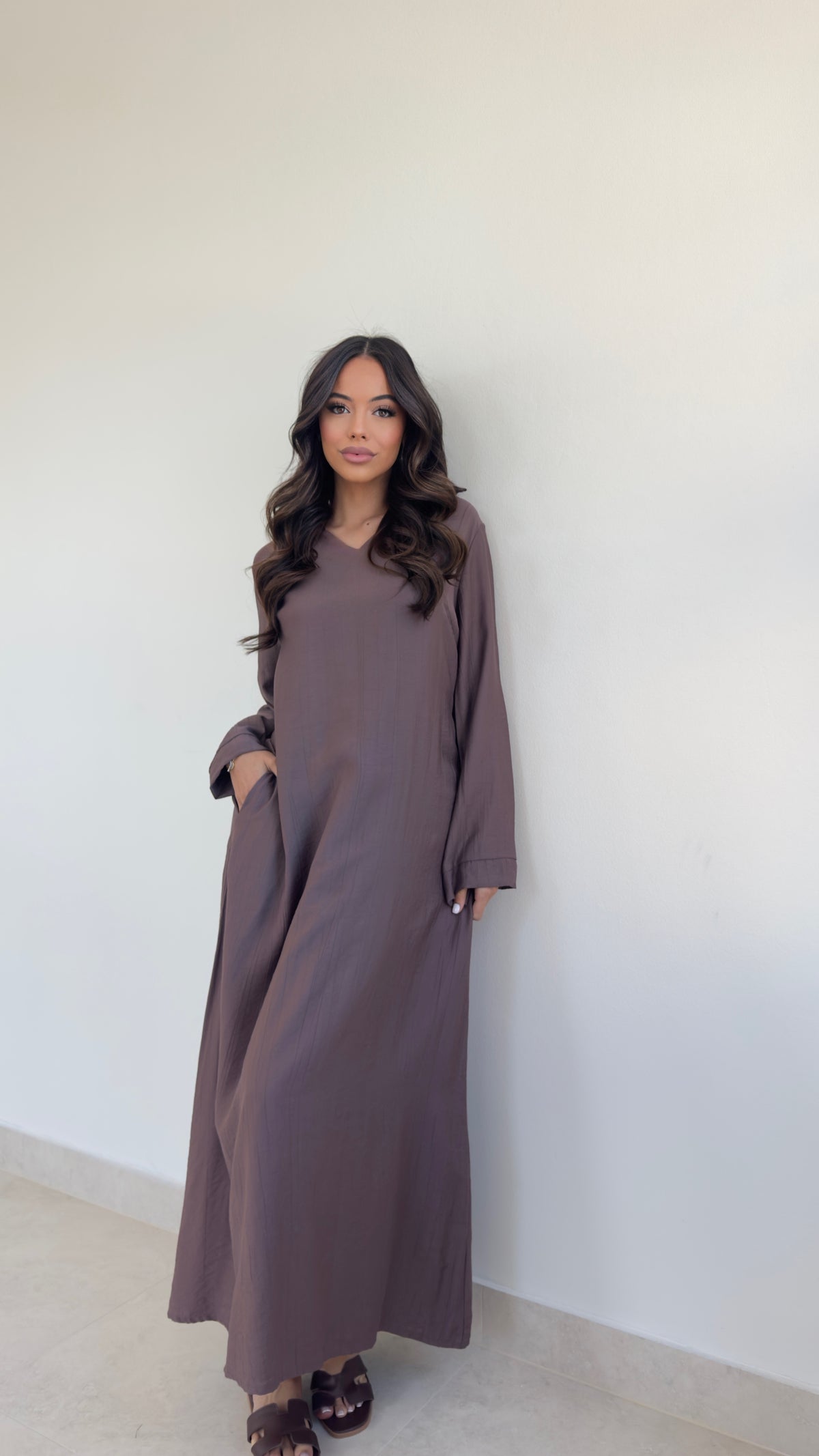 Spring flow Abaya