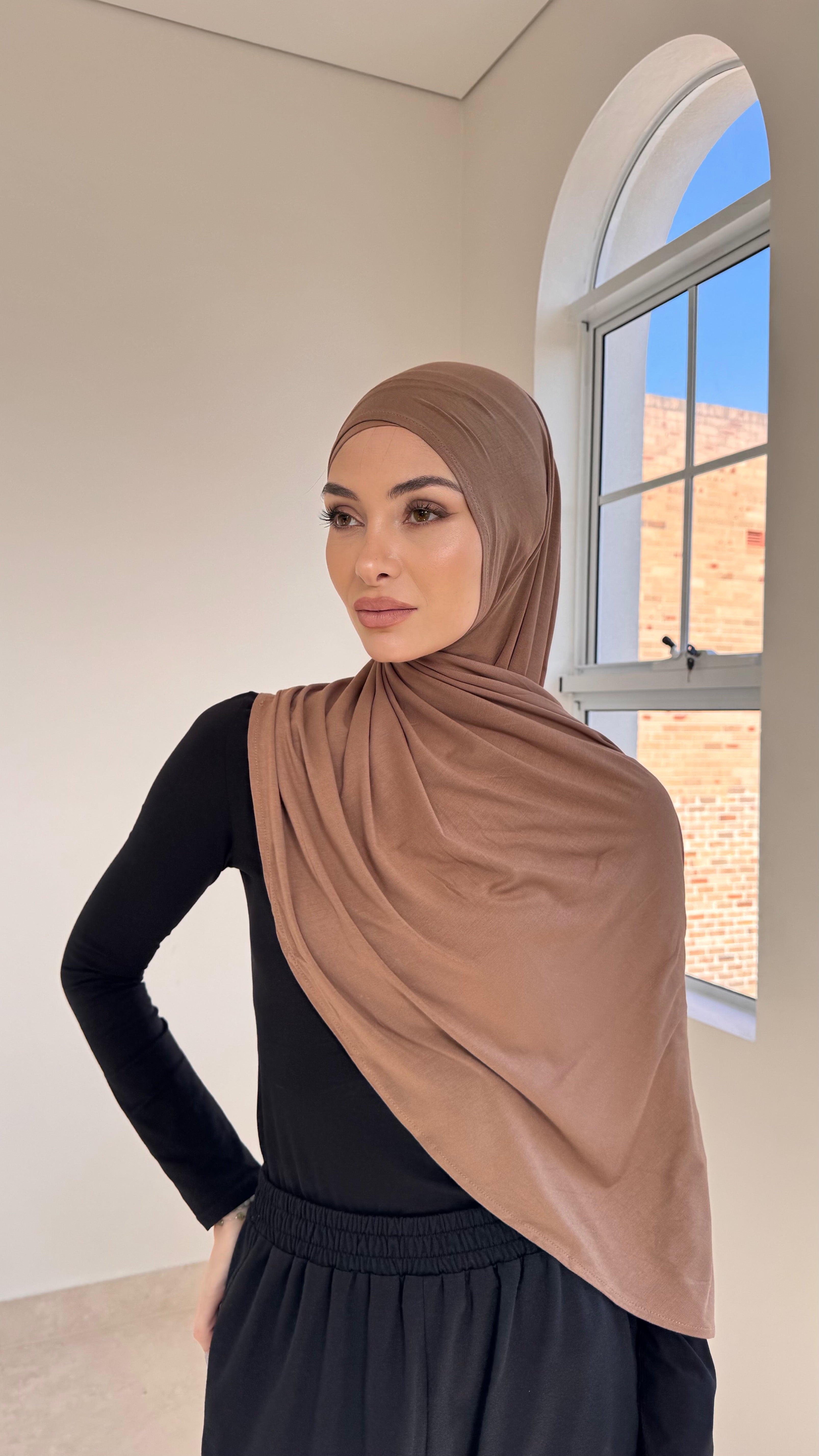 Oak instant hijab