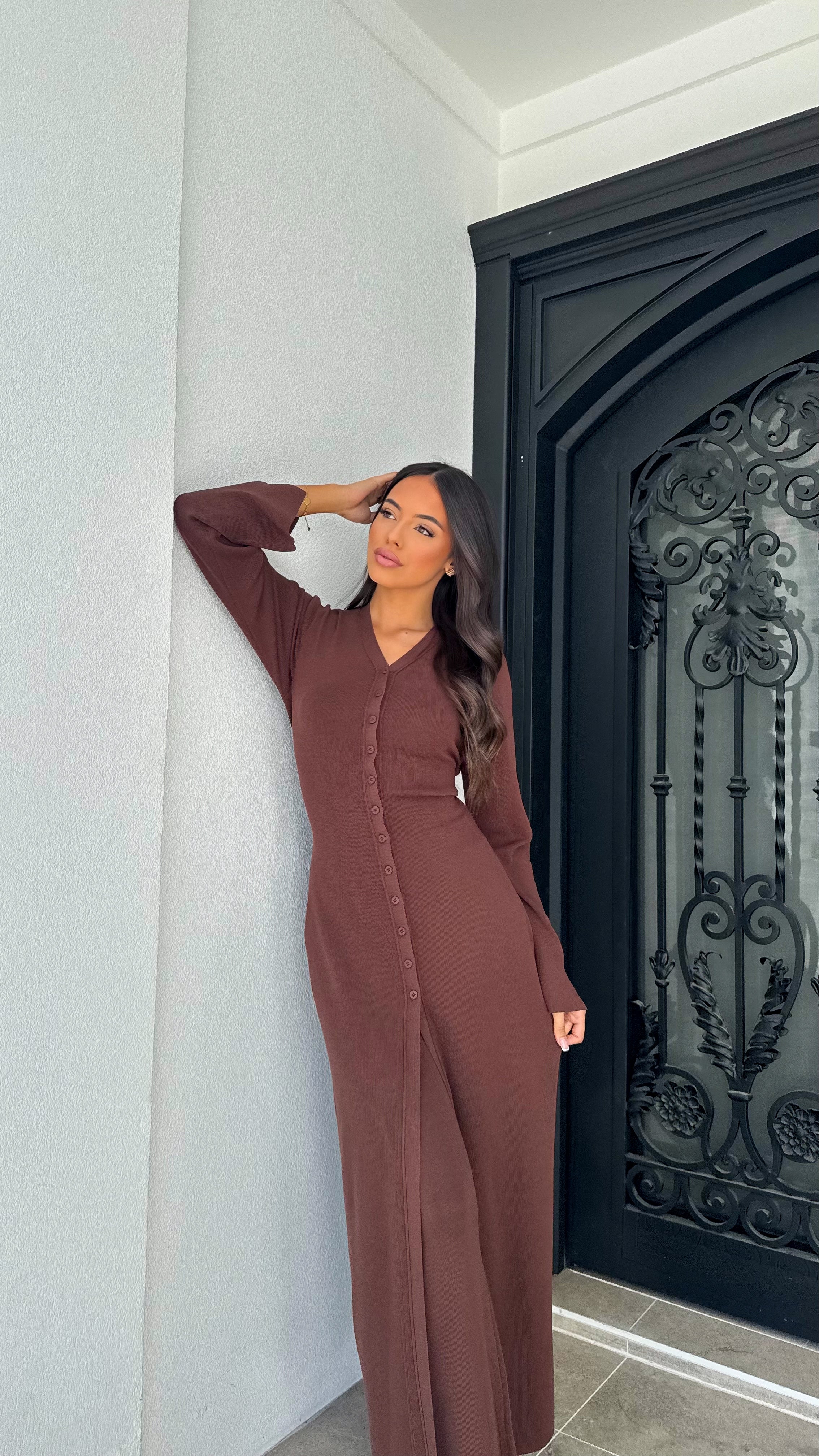 Fine knit Cardigan Set