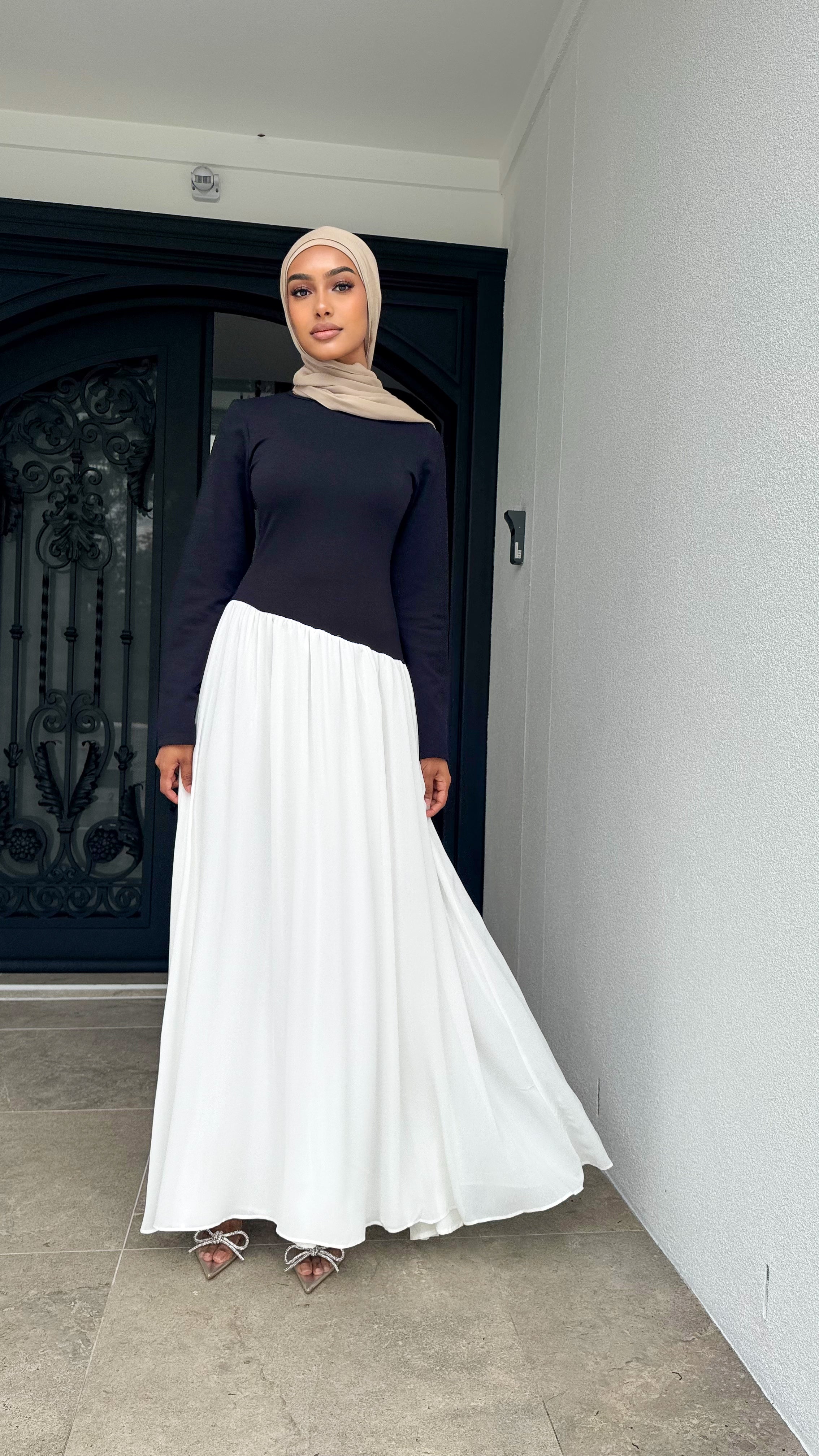Monochrome Glam Maxi