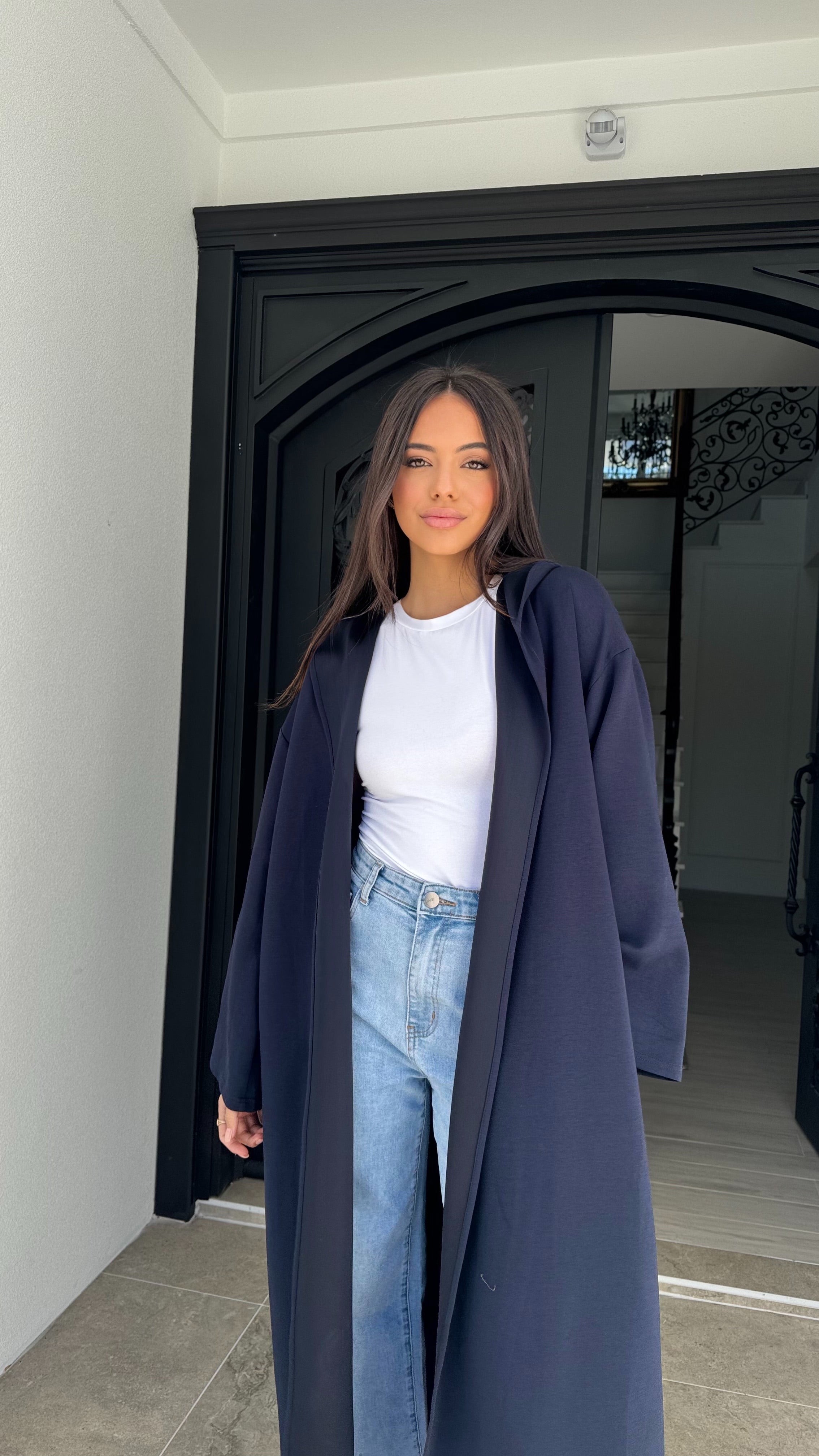 Ponte Hooded Cape