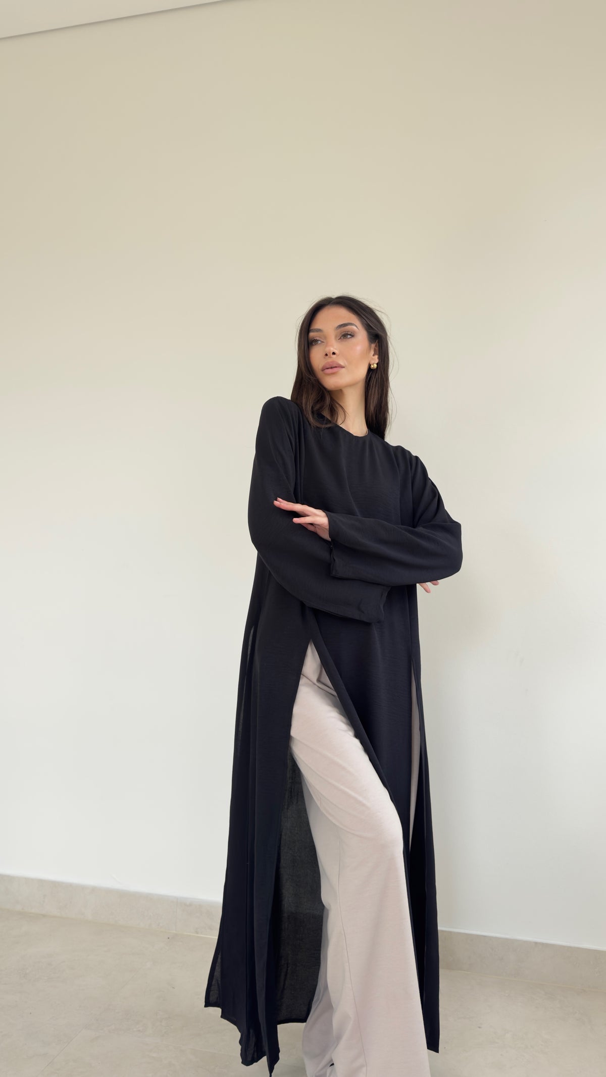 Modest split tunic