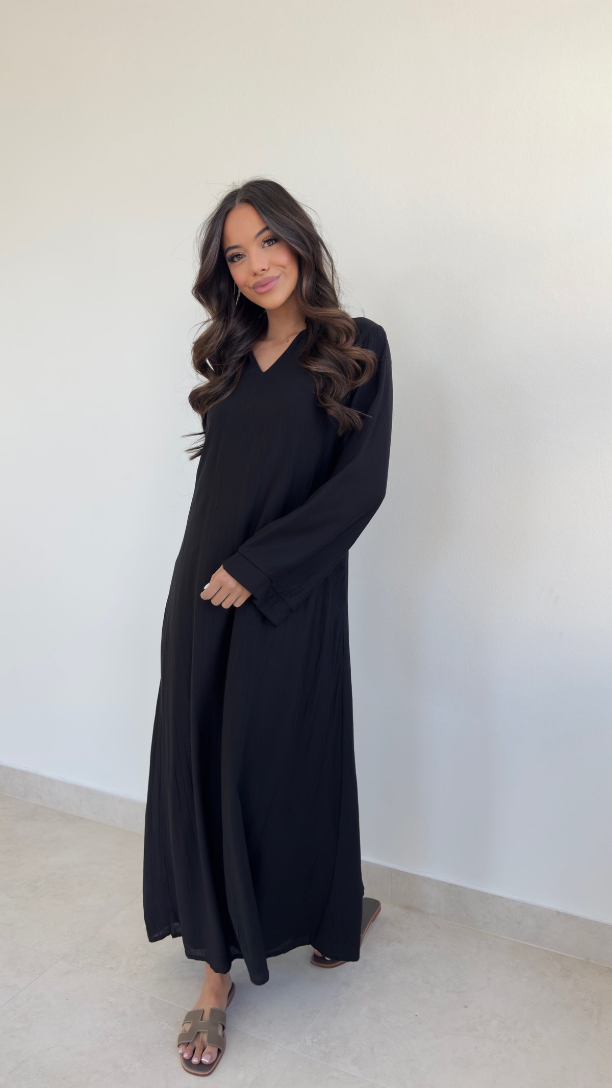 Spring flow Abaya