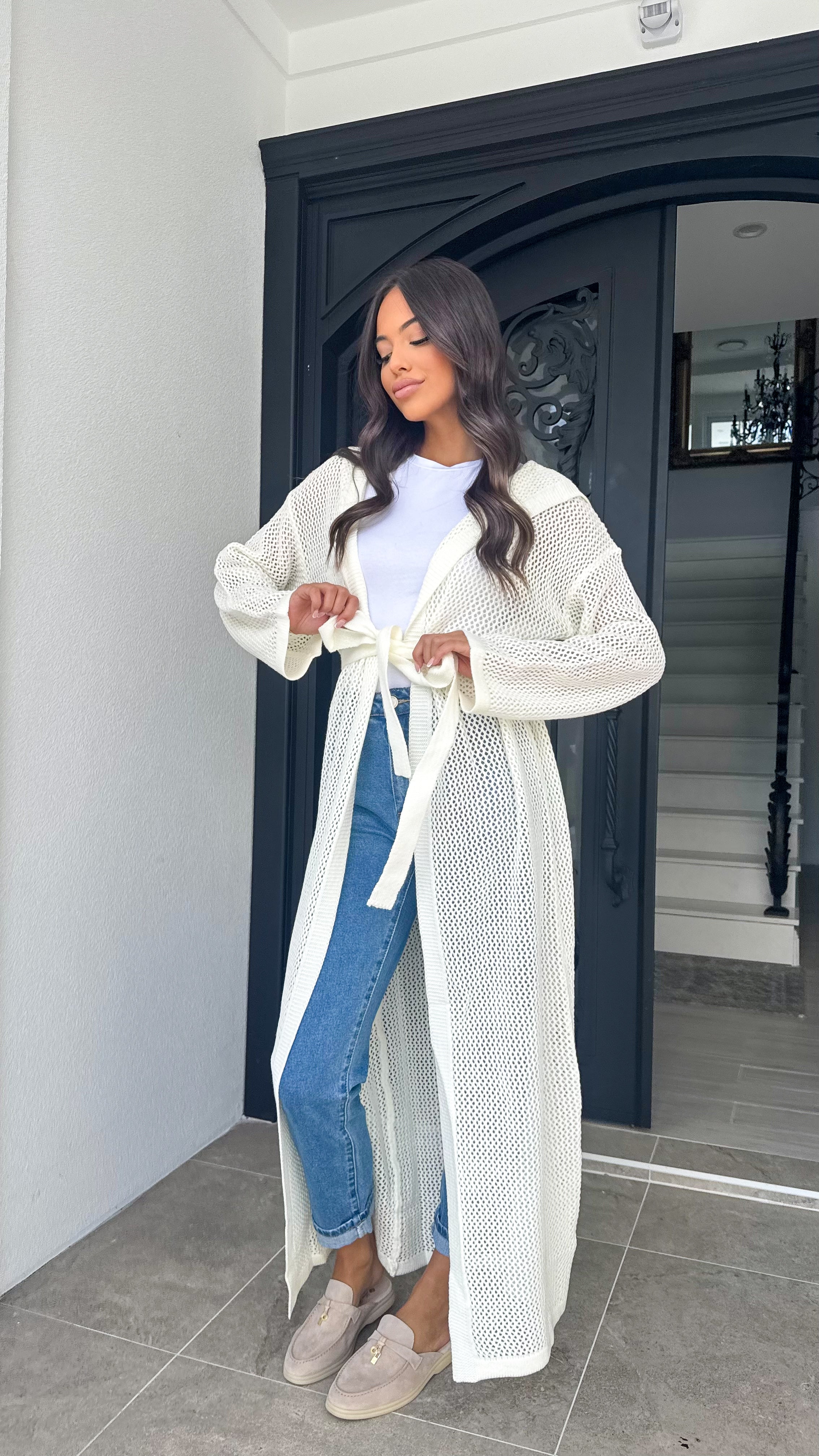 Knit Net Cardigan