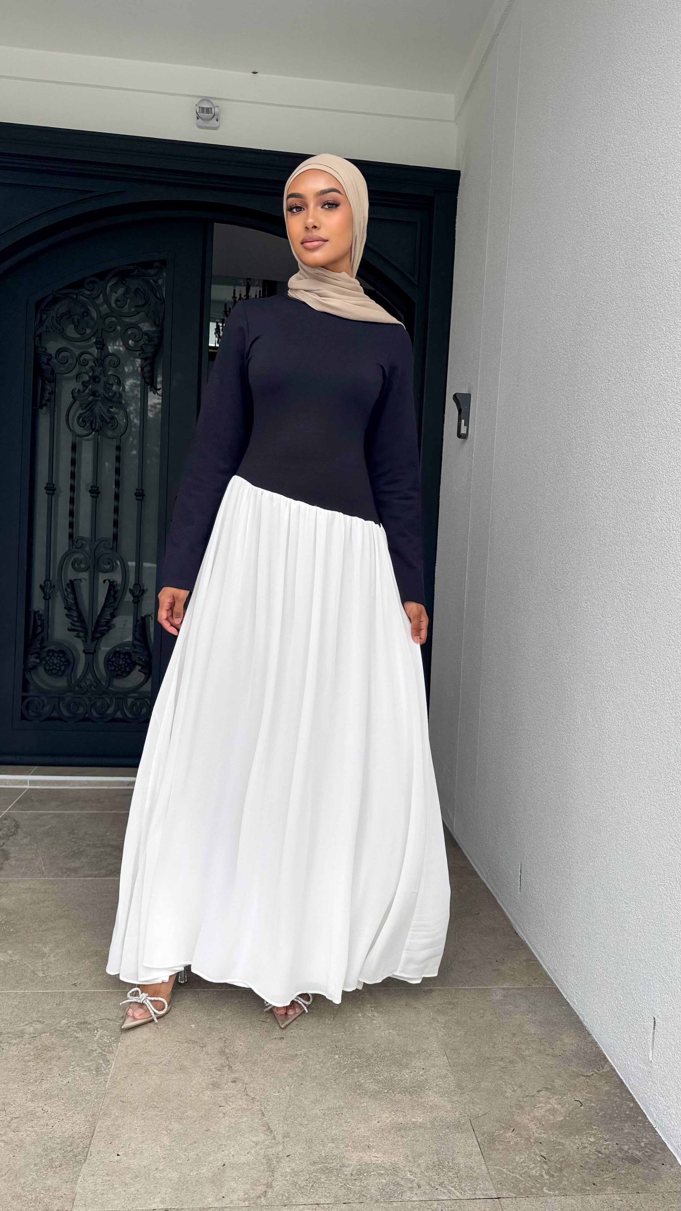 Monochrome Glam Maxi