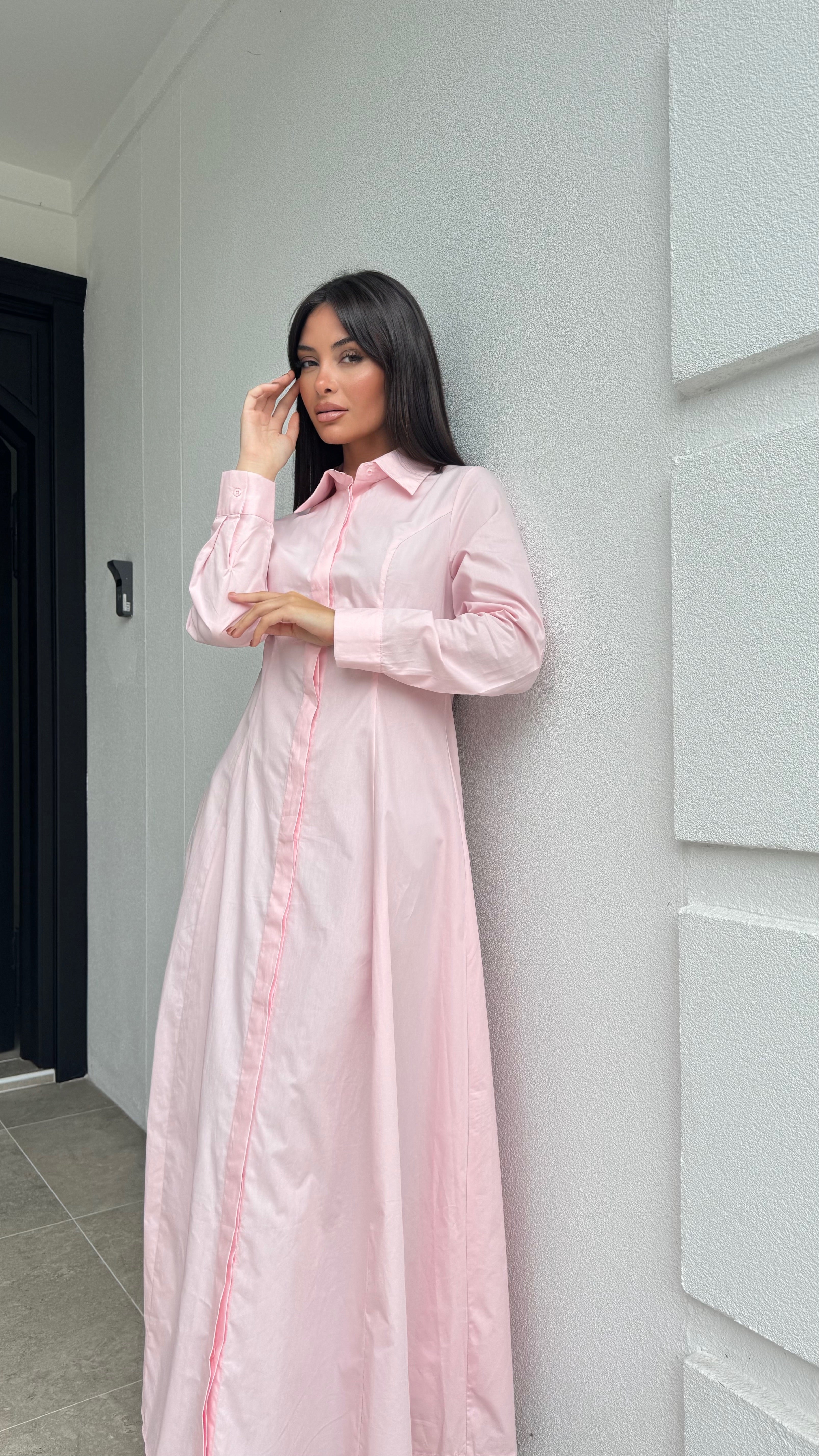Effortless shirt dress