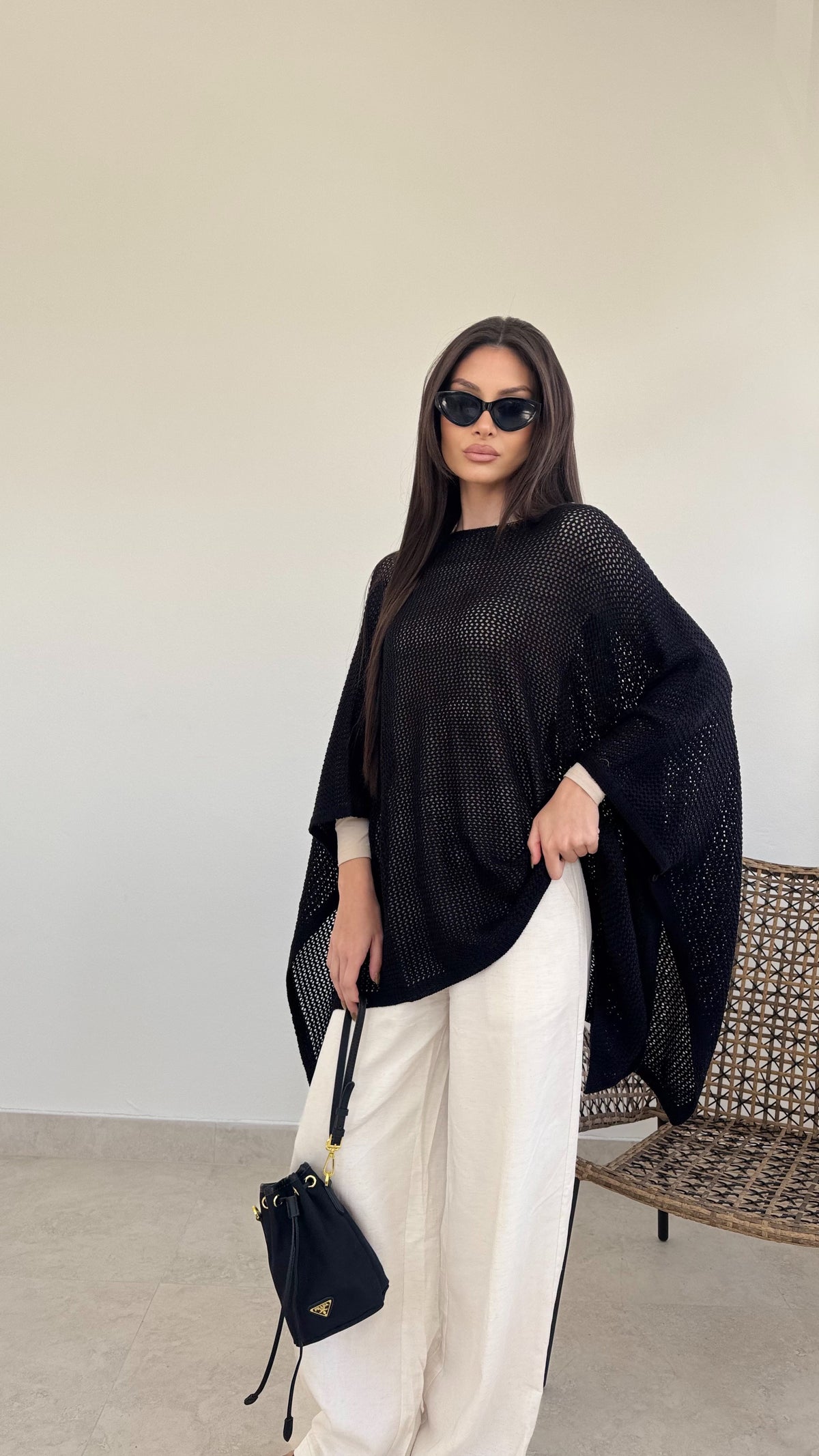Crochet poncho