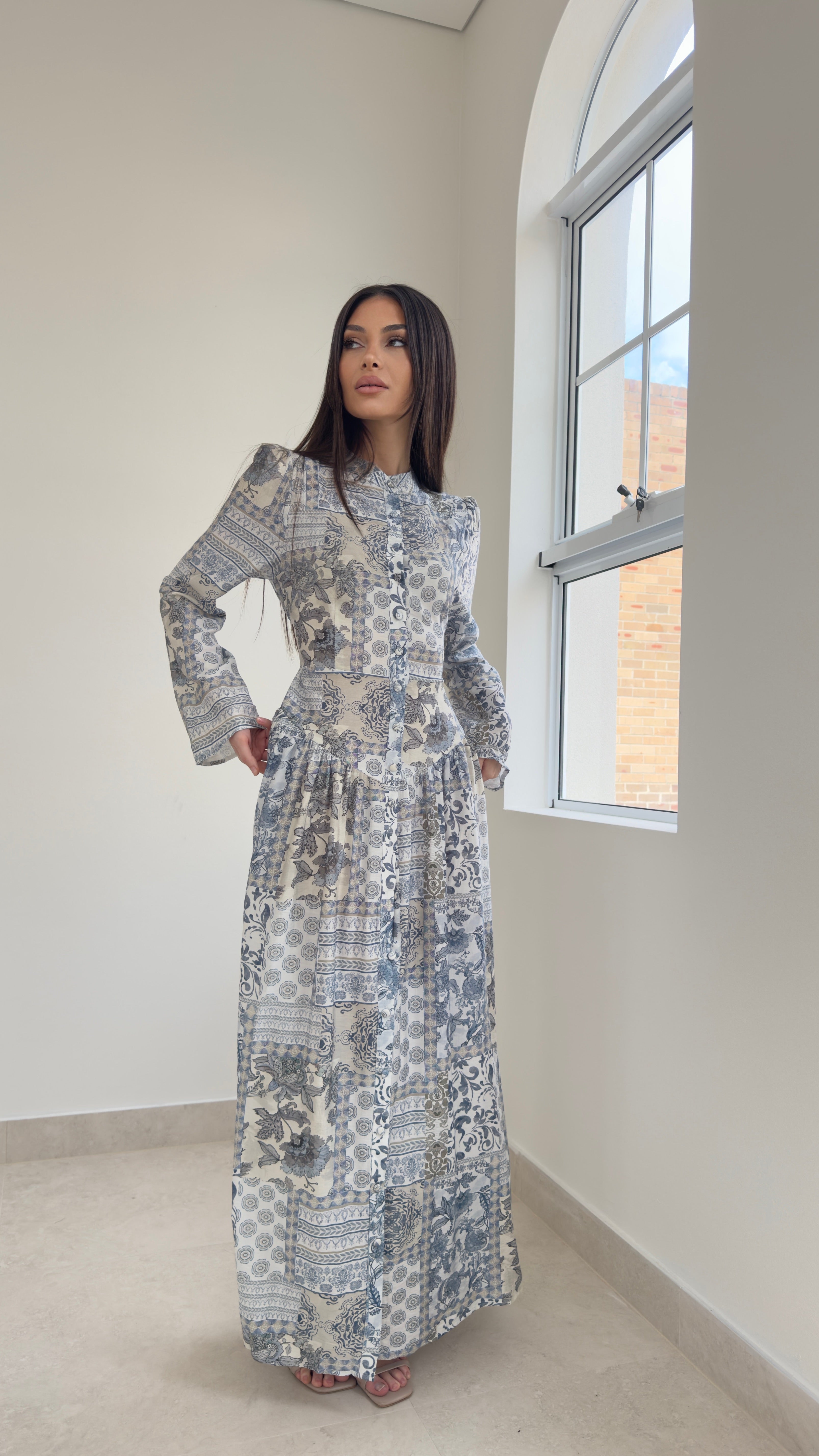 Timeless blue dress