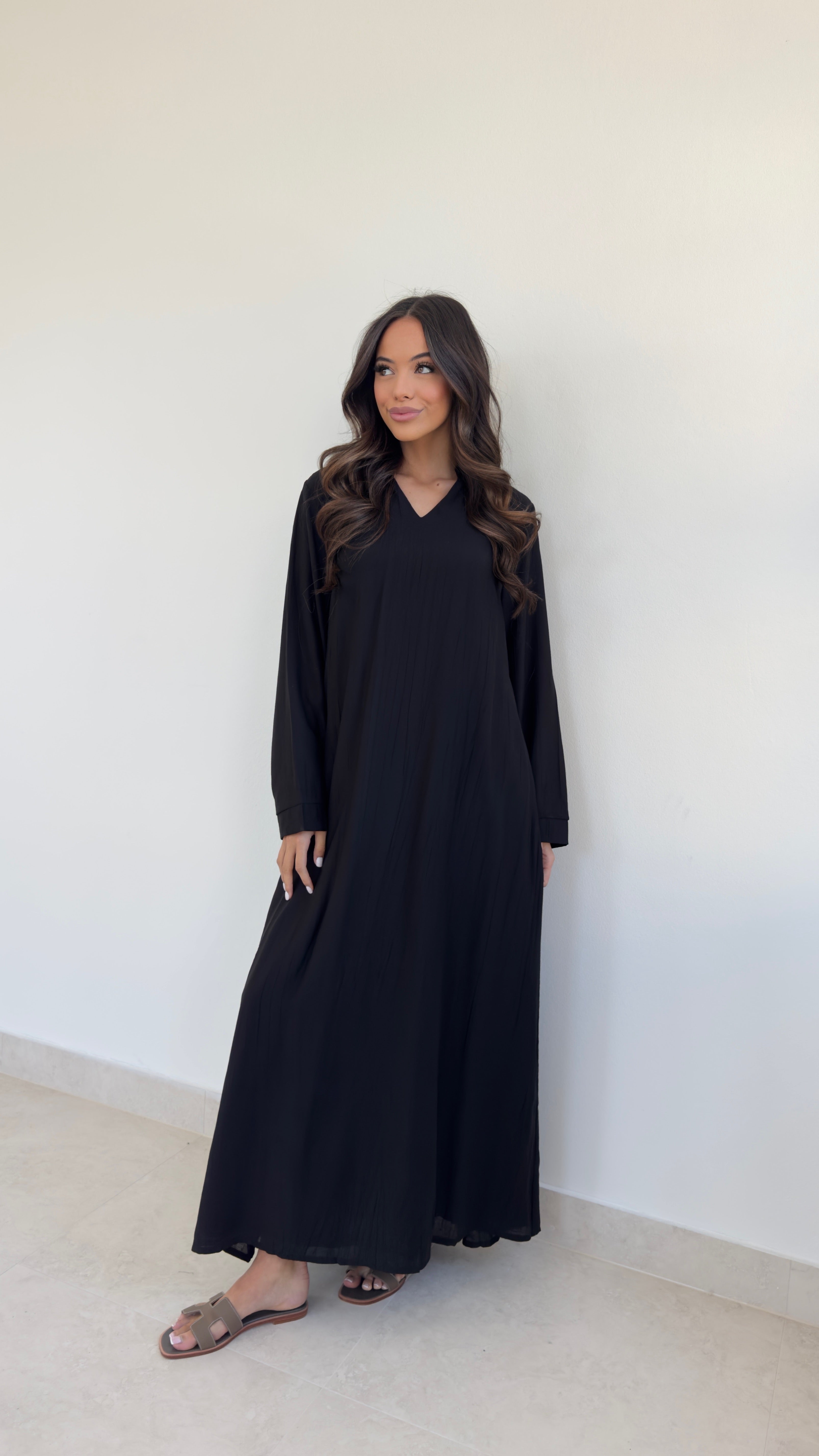 Spring flow Abaya