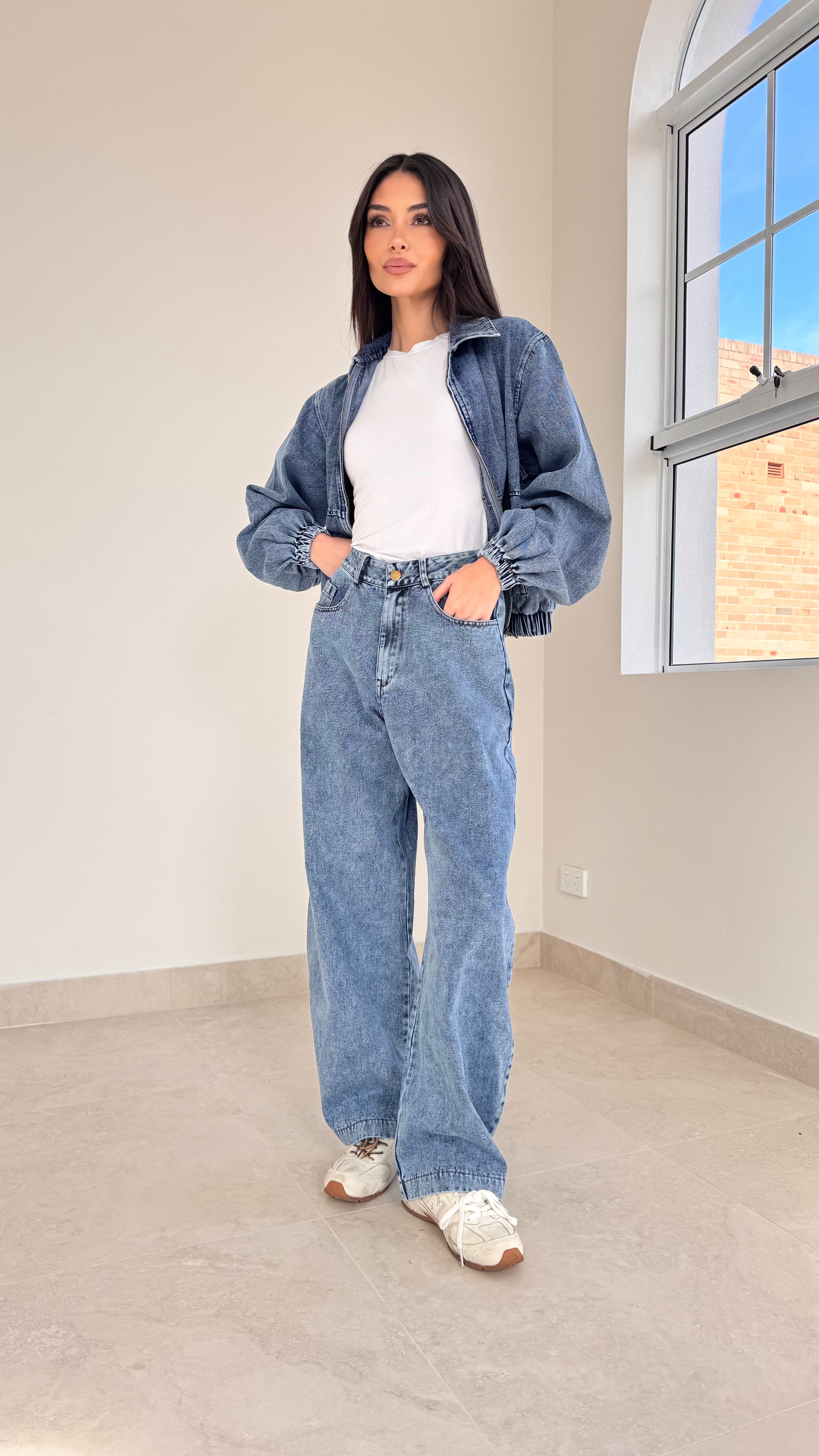 Acid wash bomber set