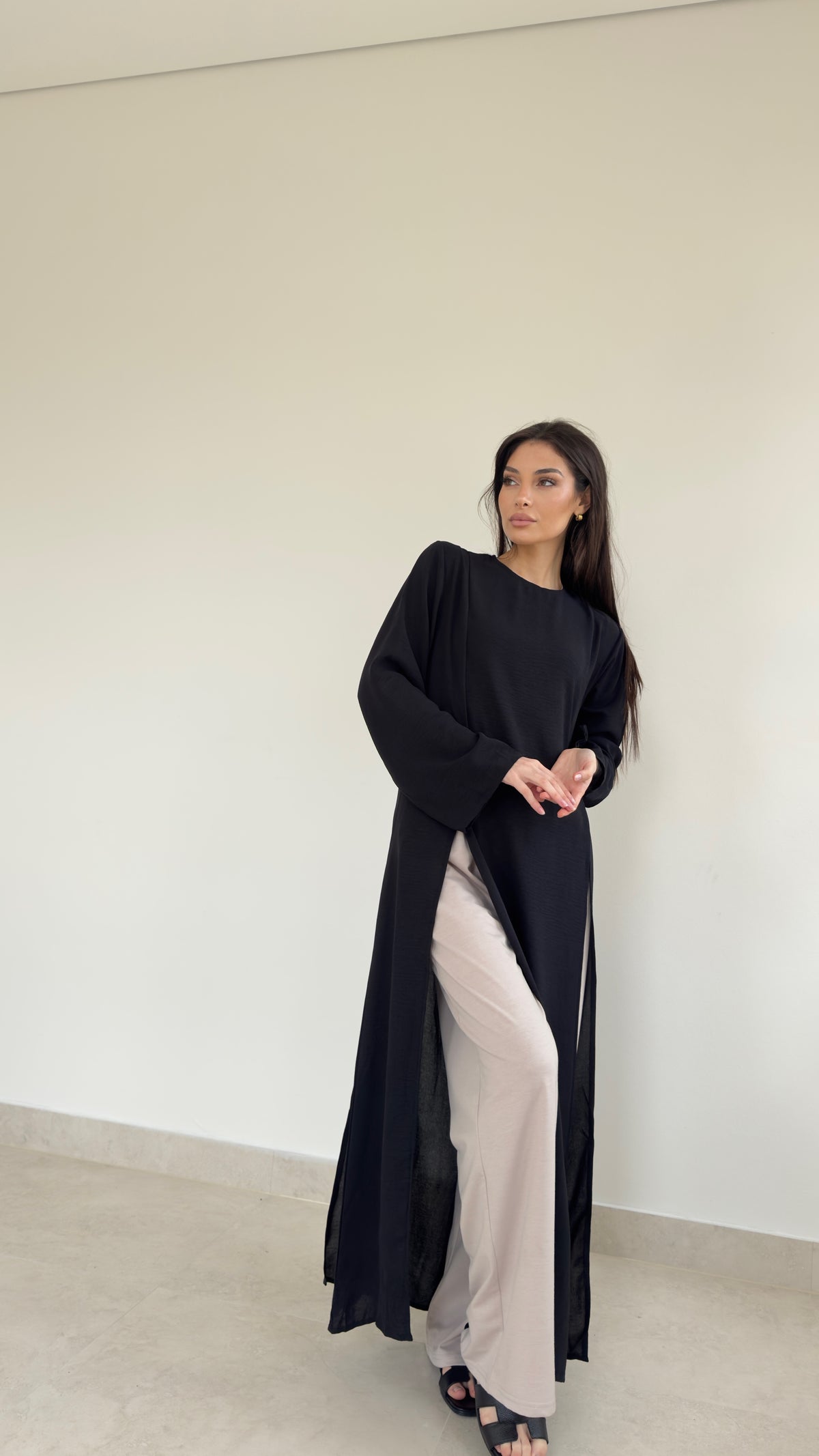 Modest split tunic