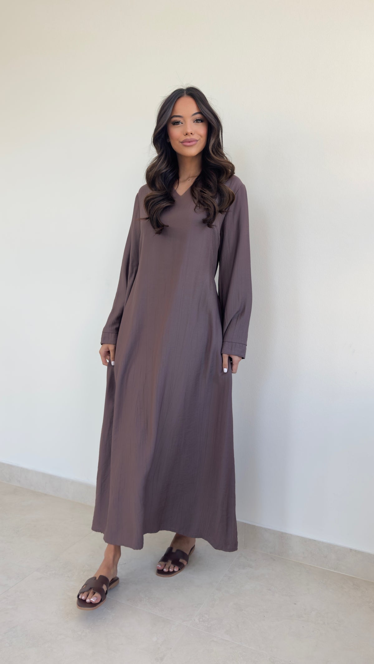 Spring flow Abaya