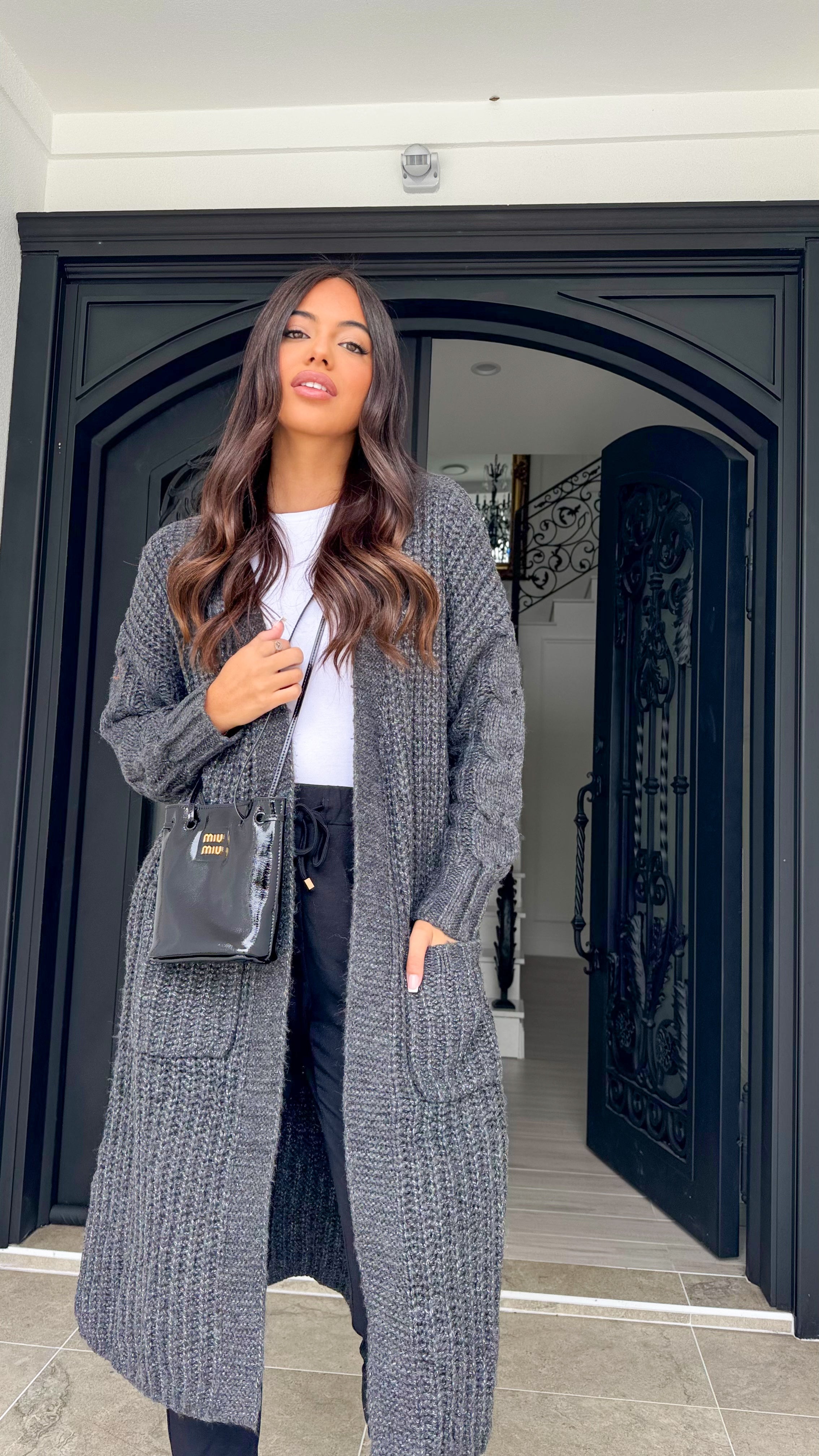 Cable knit Cardigan