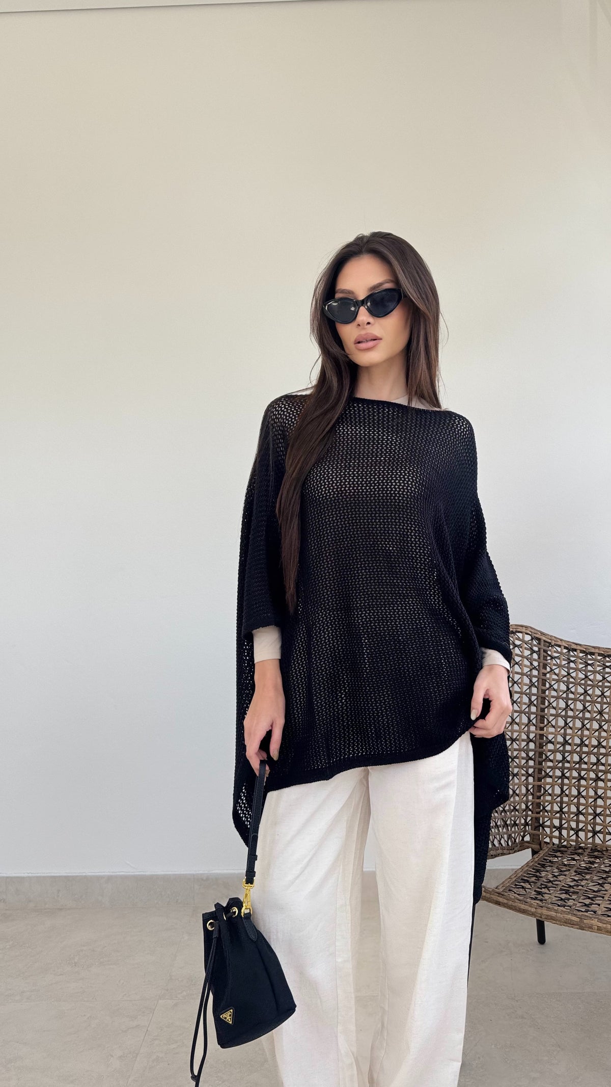 Crochet poncho