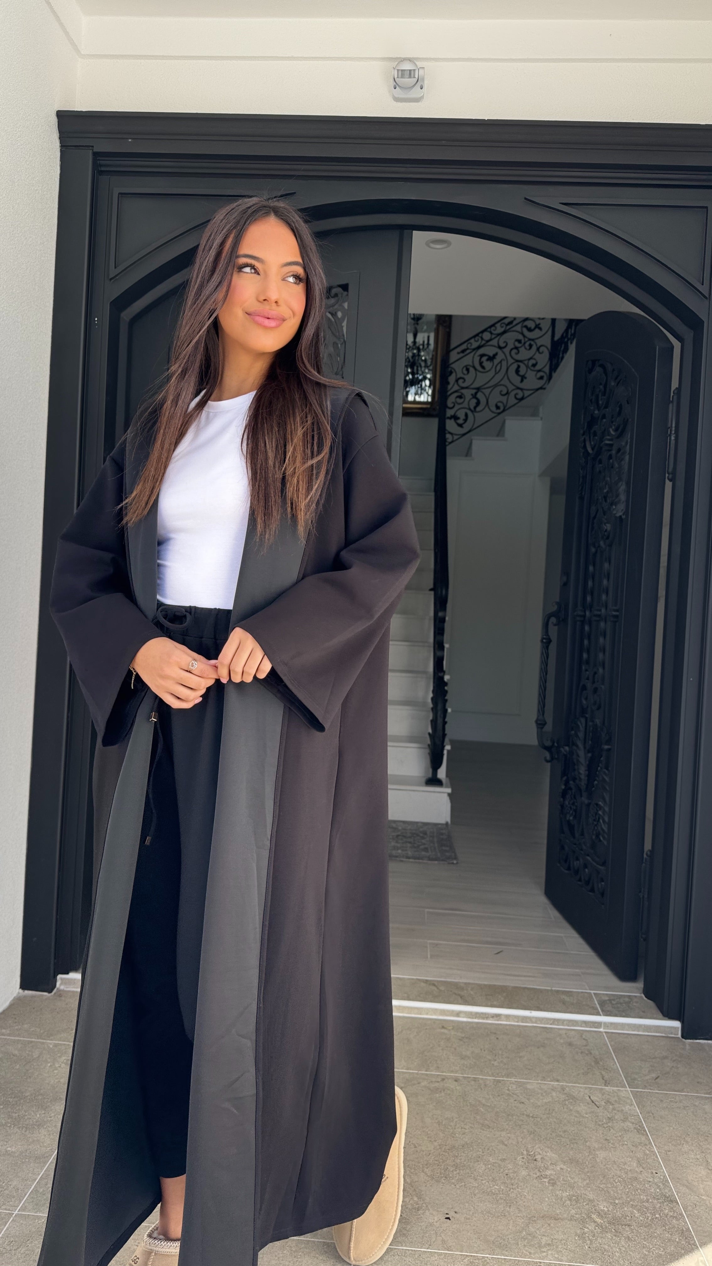 Ponte Hooded Cape