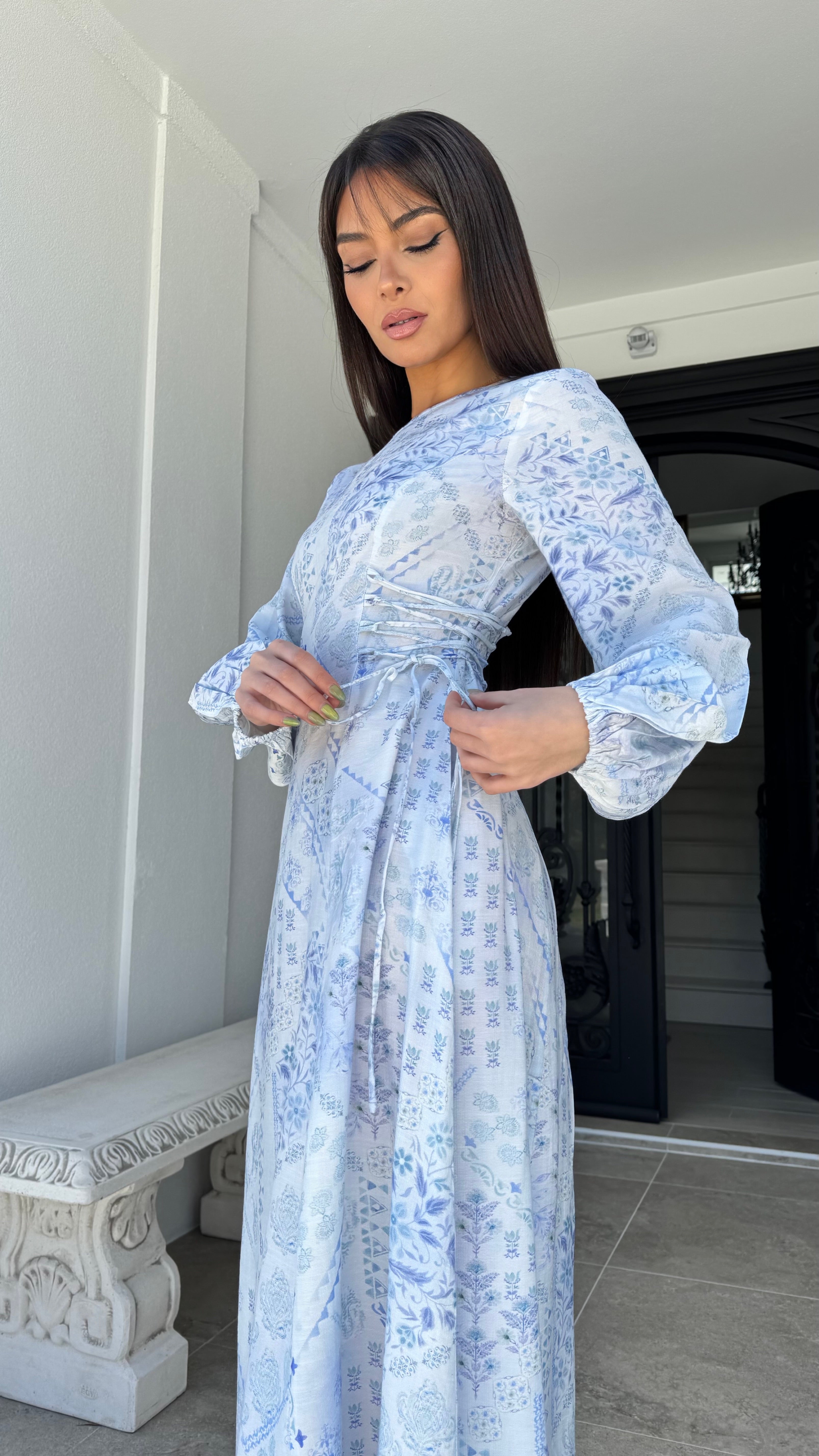 Garden Blue Dress
