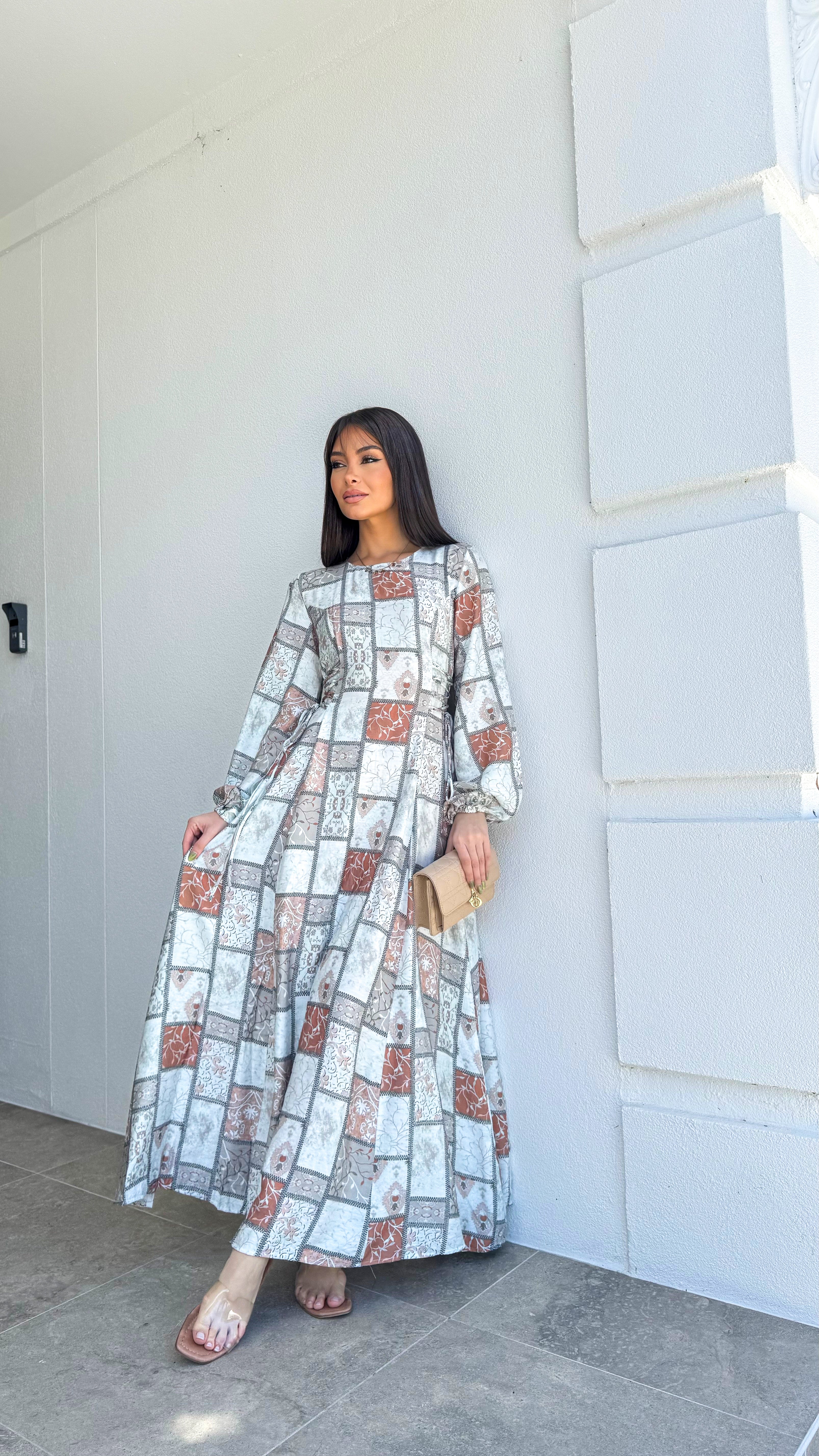 Lacey Rust Dress