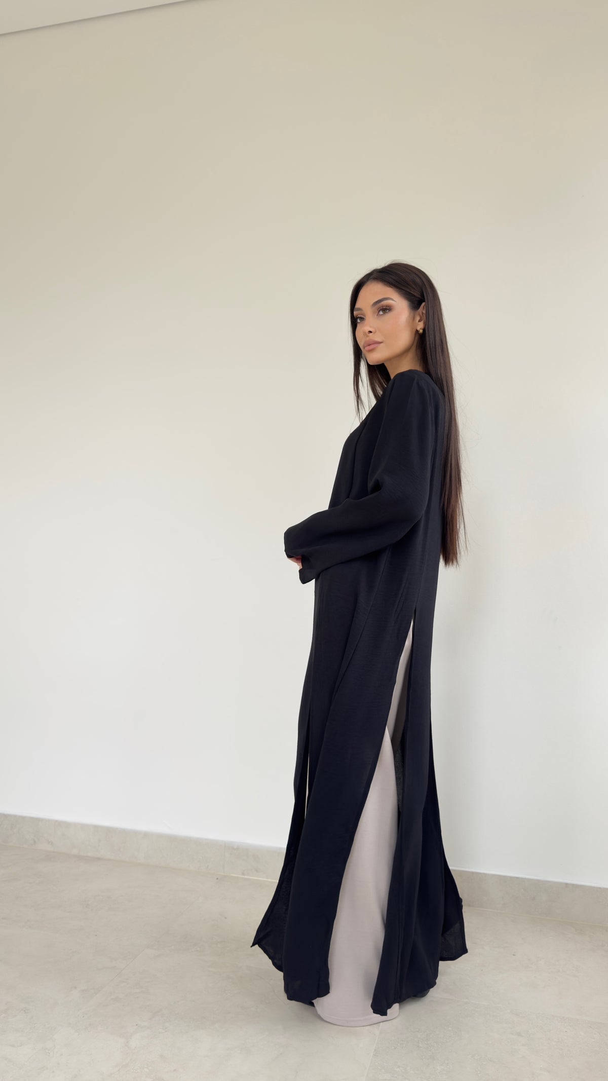 Modest split tunic