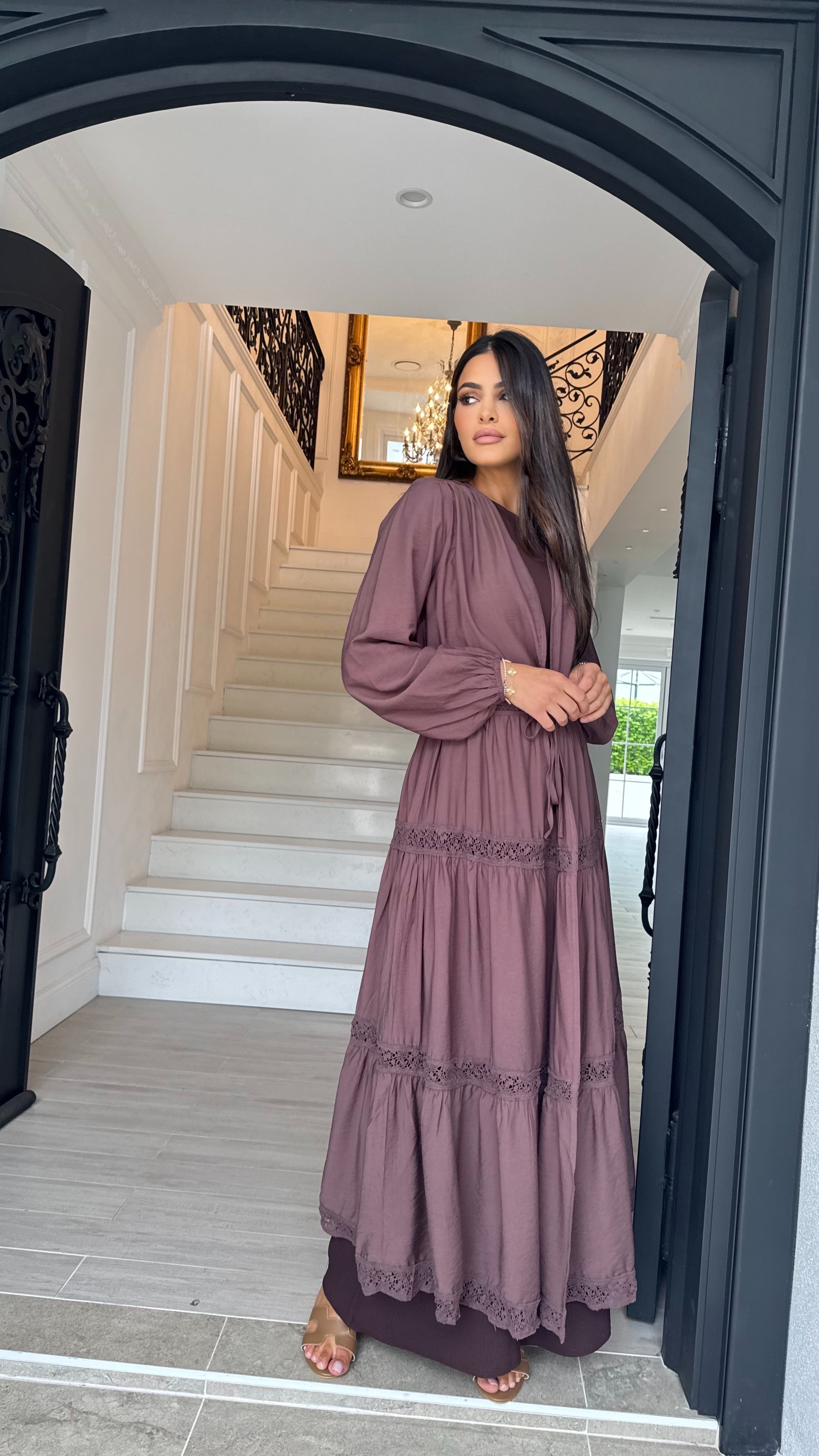 Alira Lace Detail Cape