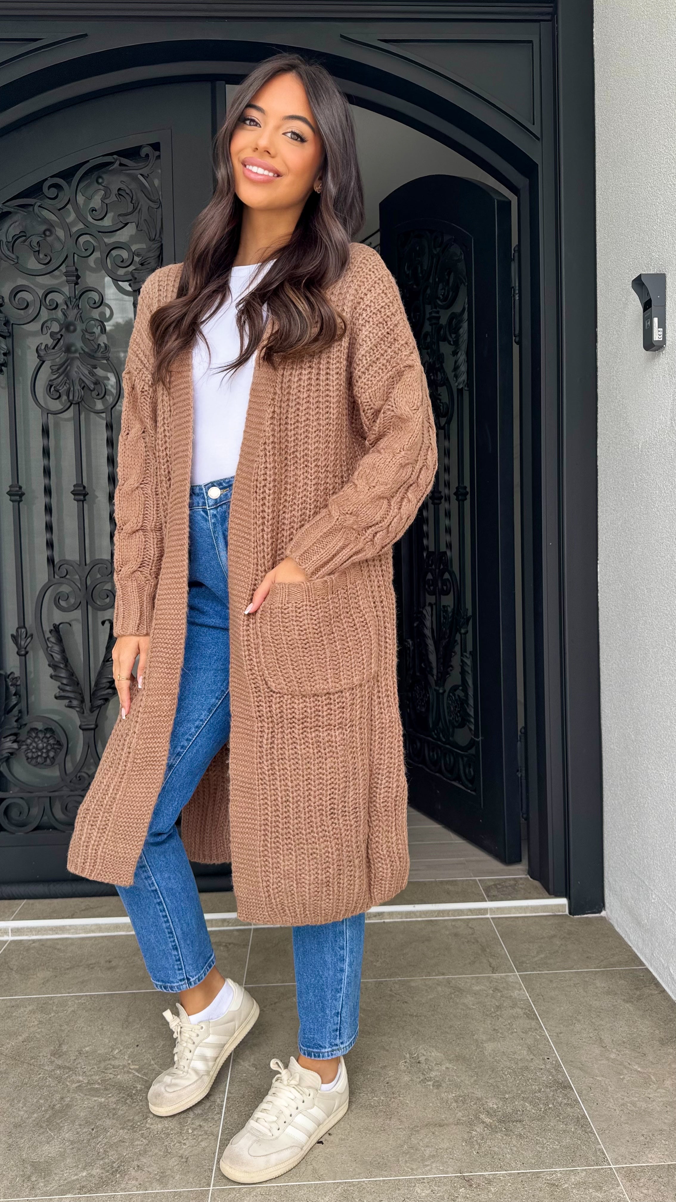 Cable knit Cardigan