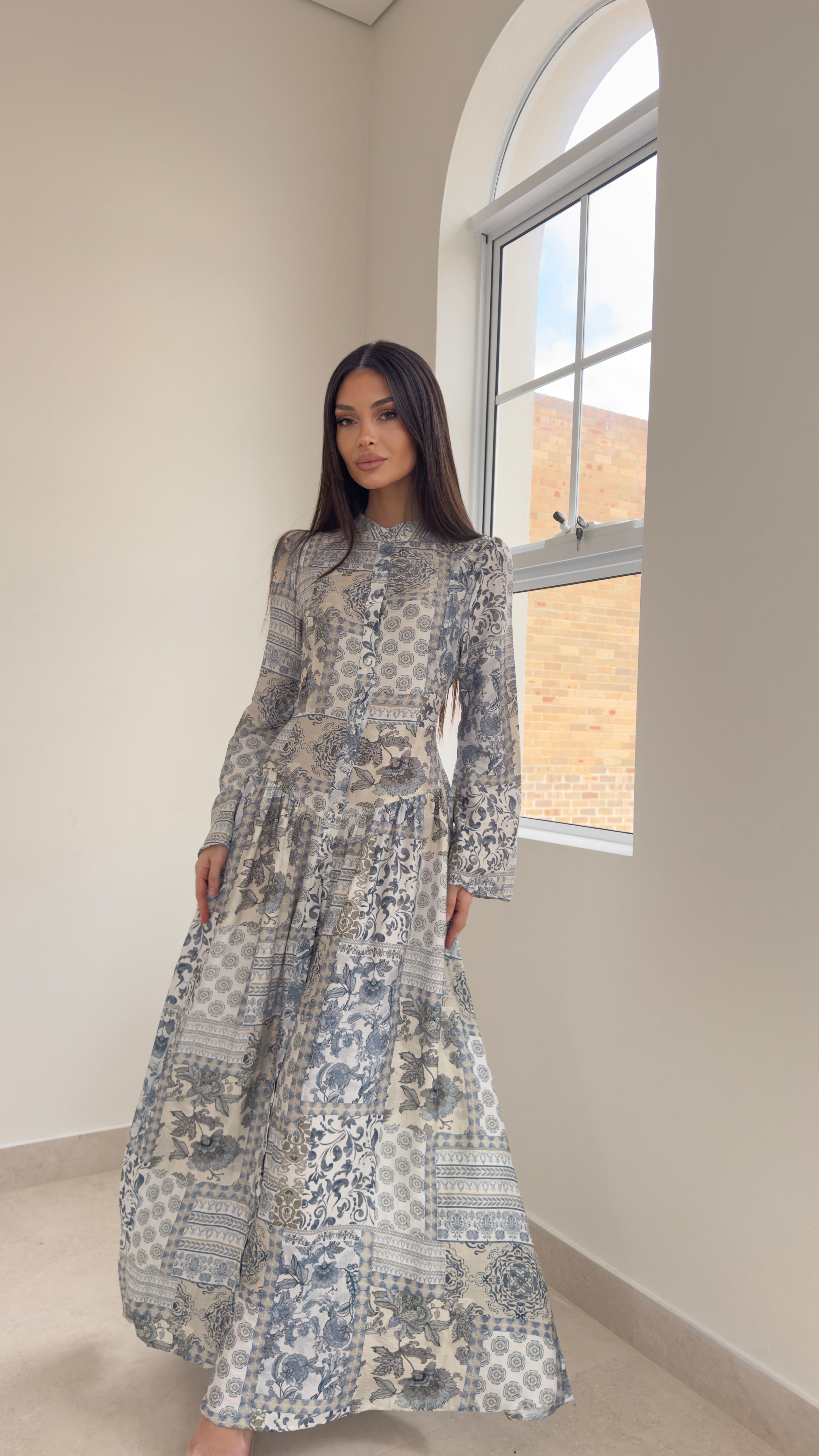 Timeless blue dress
