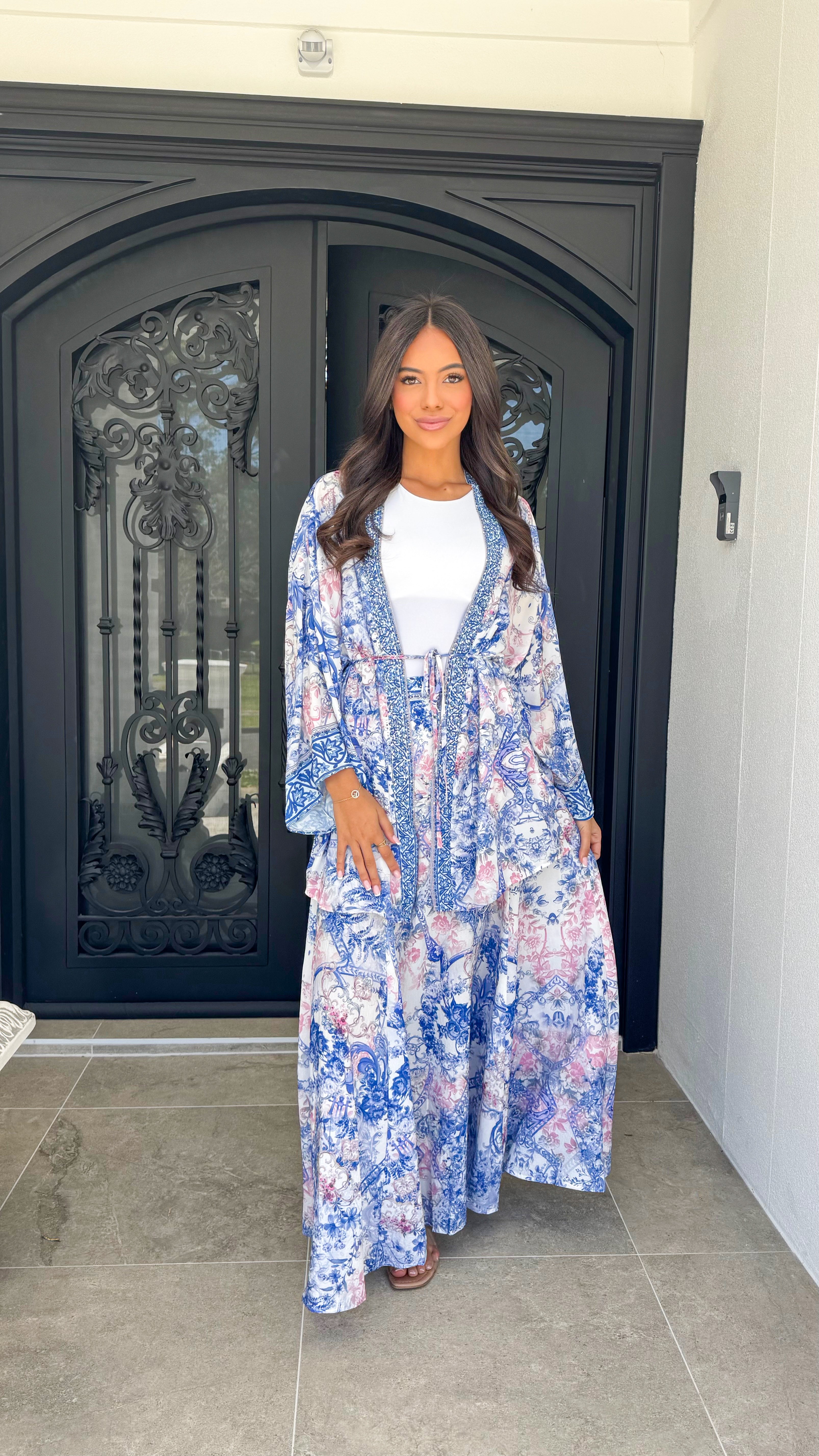Florence Embellished cape