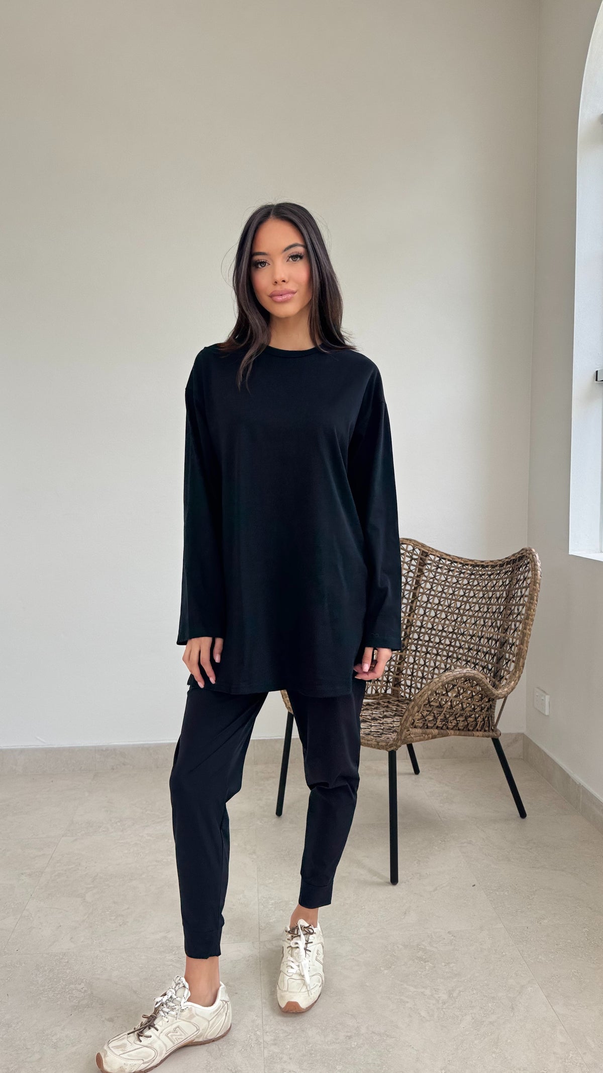 Relaxed long sleeve tee