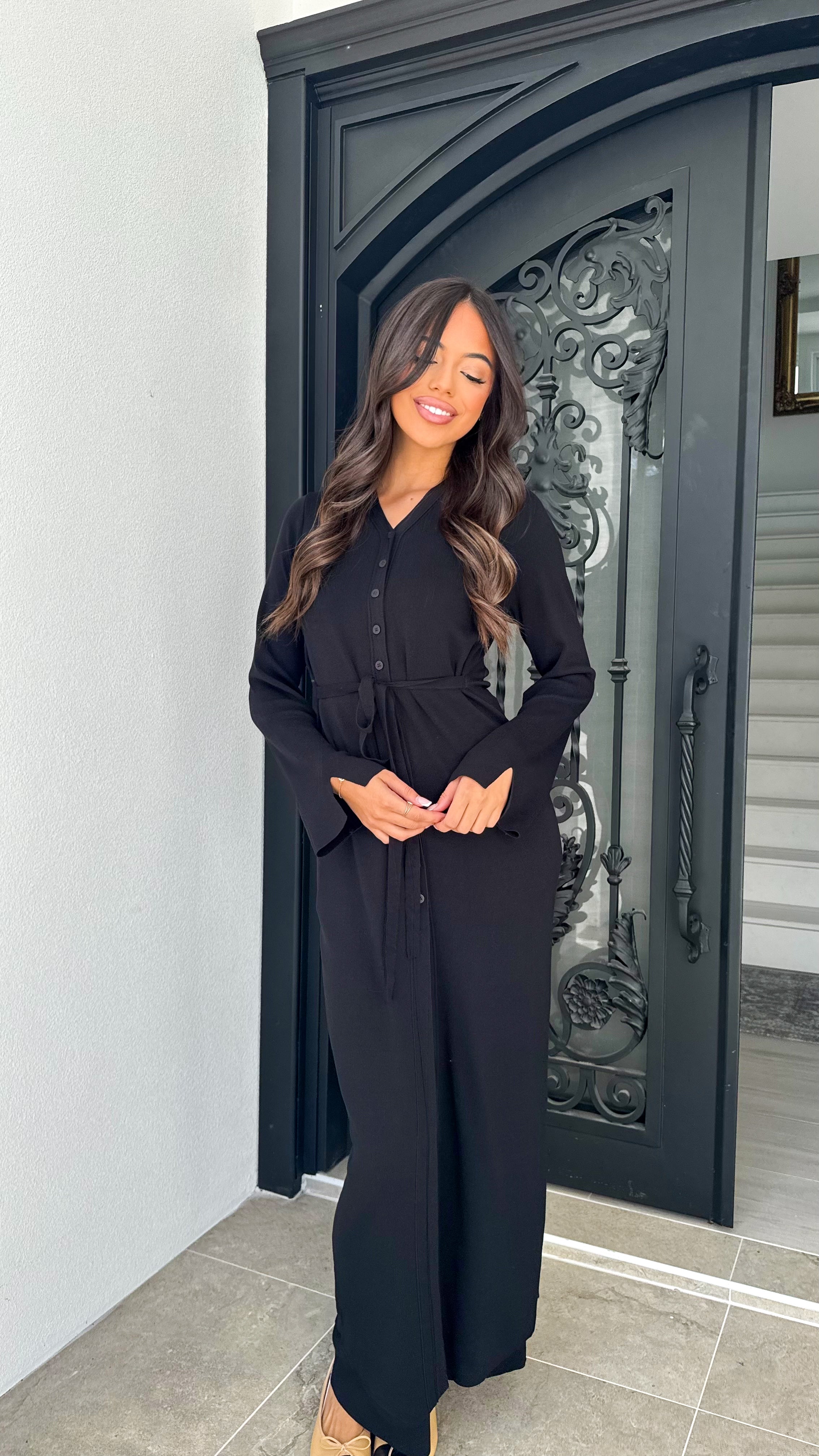Fine knit Cardigan Set