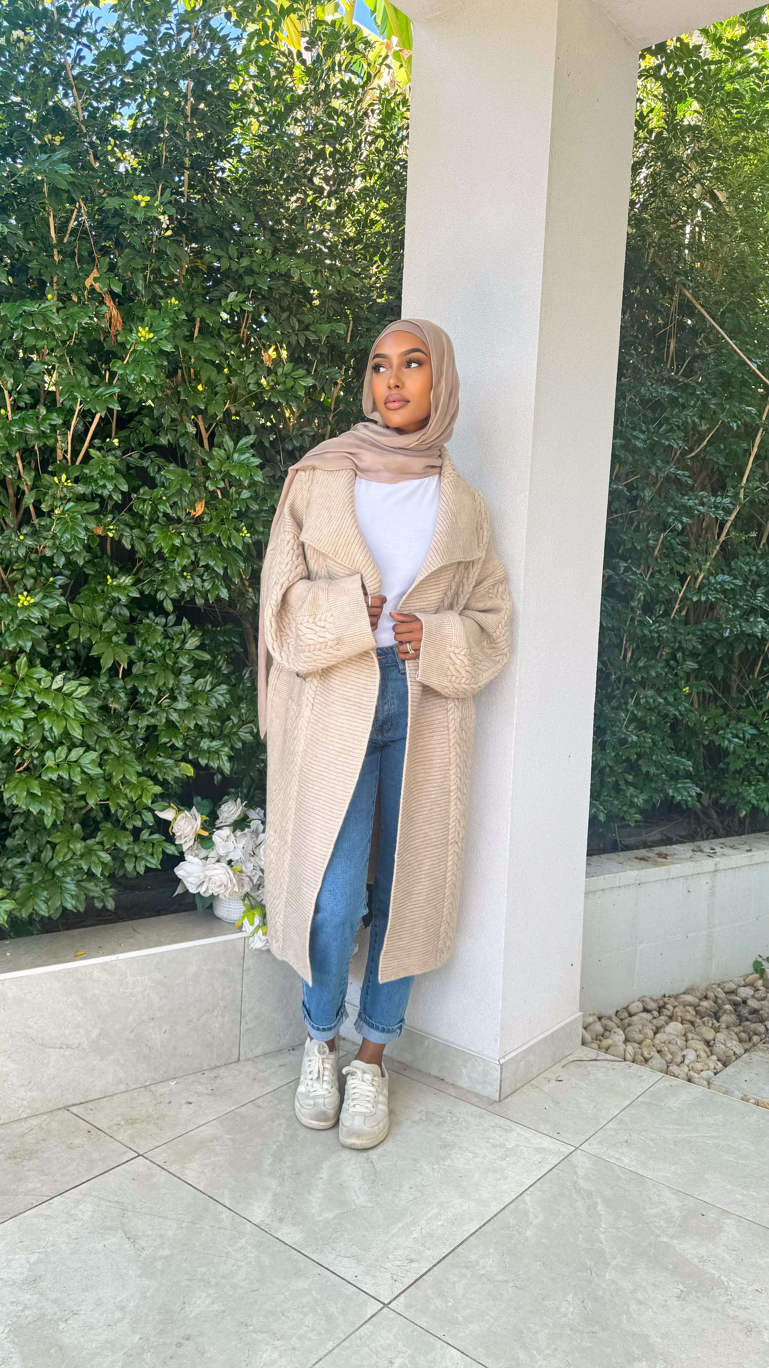 Pattern Knit Cardigan
