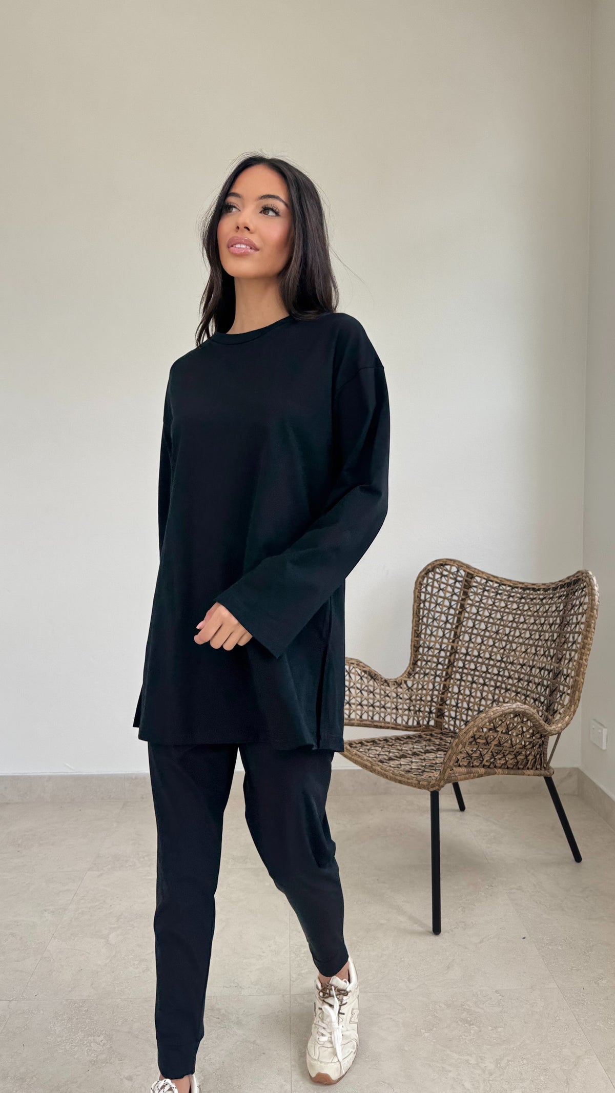 Relaxed long sleeve tee