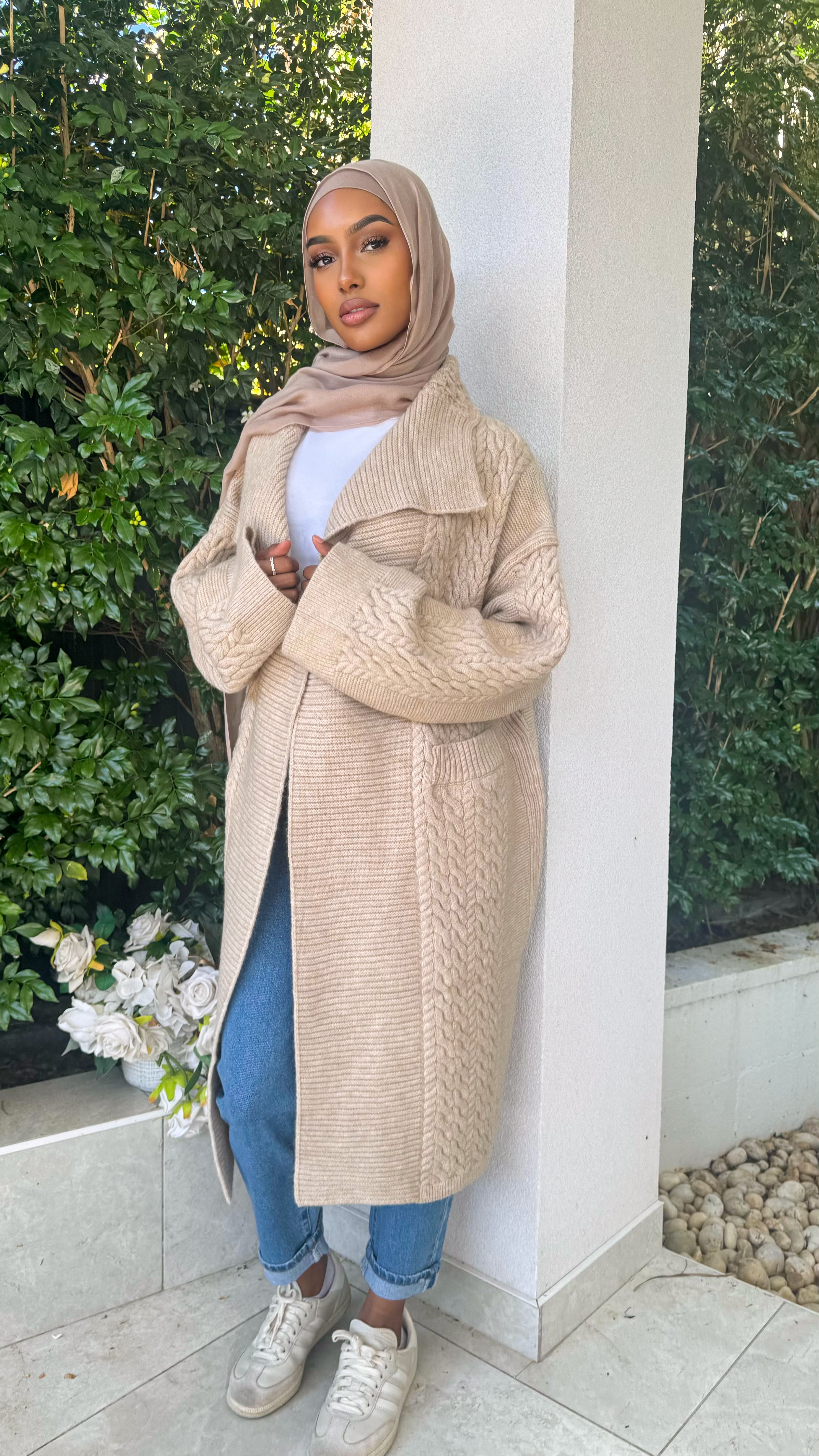 Pattern Knit Cardigan