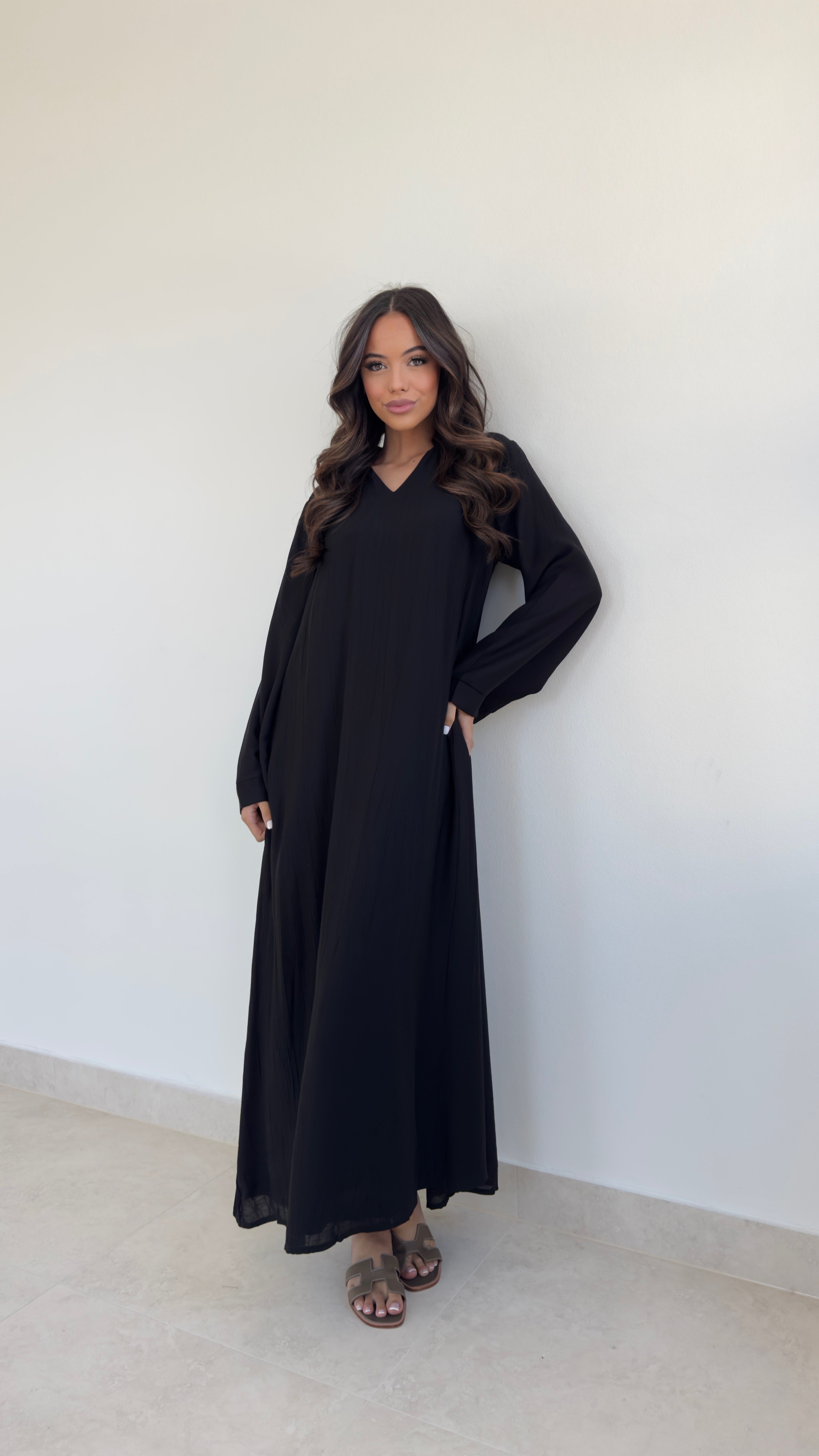 Spring flow Abaya