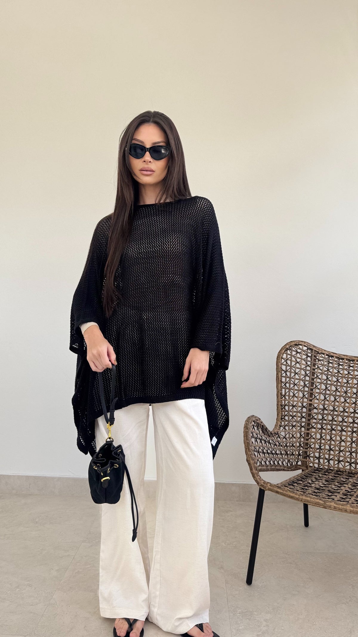 Crochet poncho