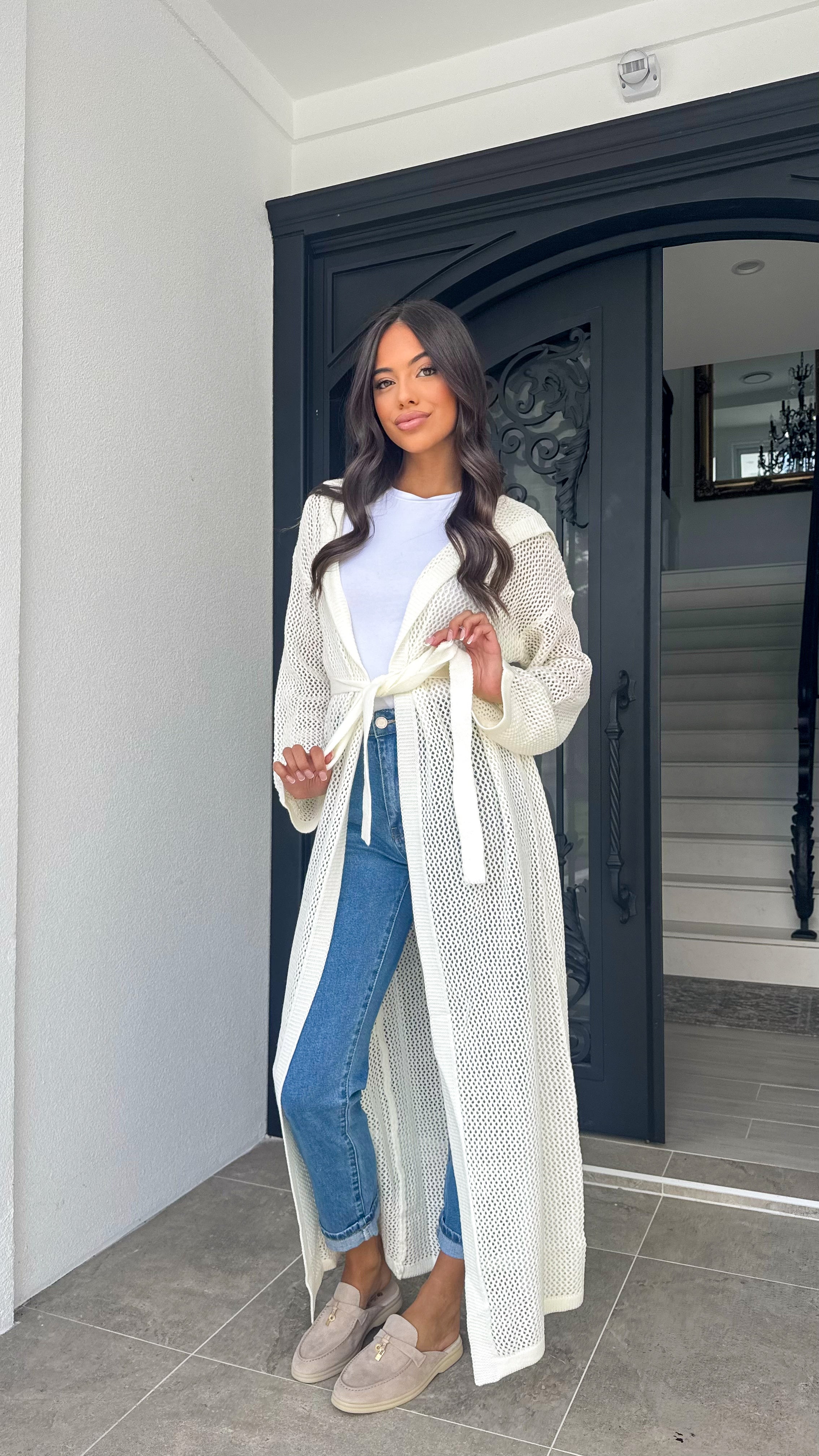 Knit Net Cardigan