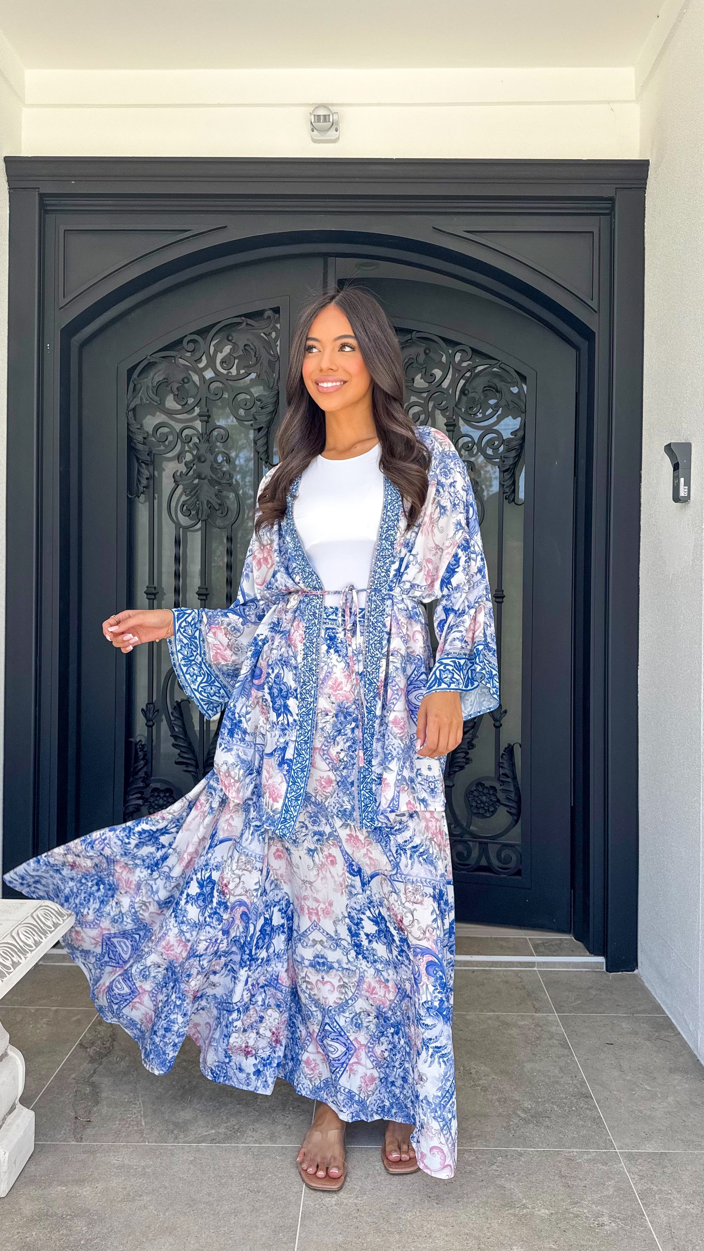 Florence Embellished cape