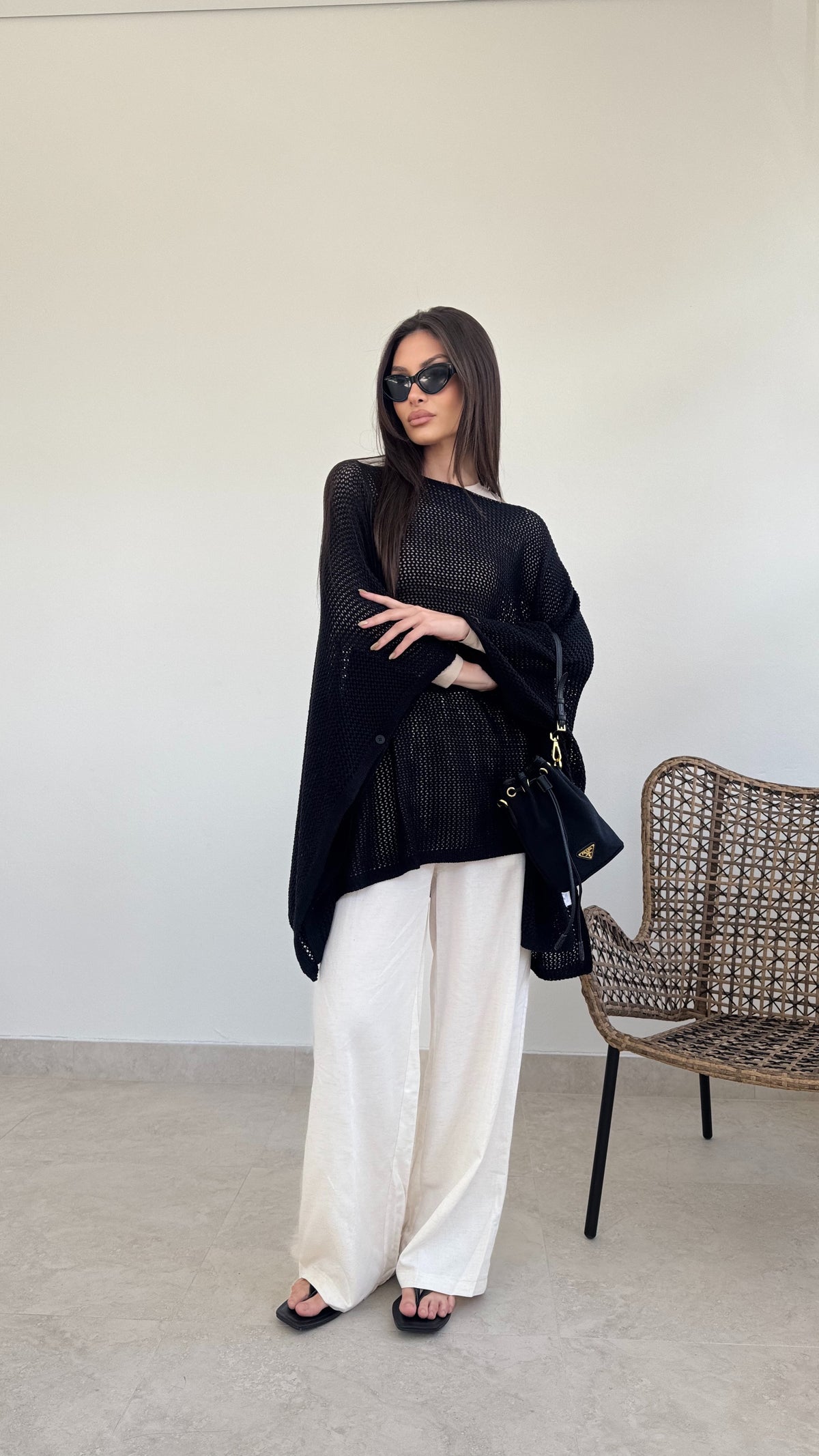 Crochet poncho