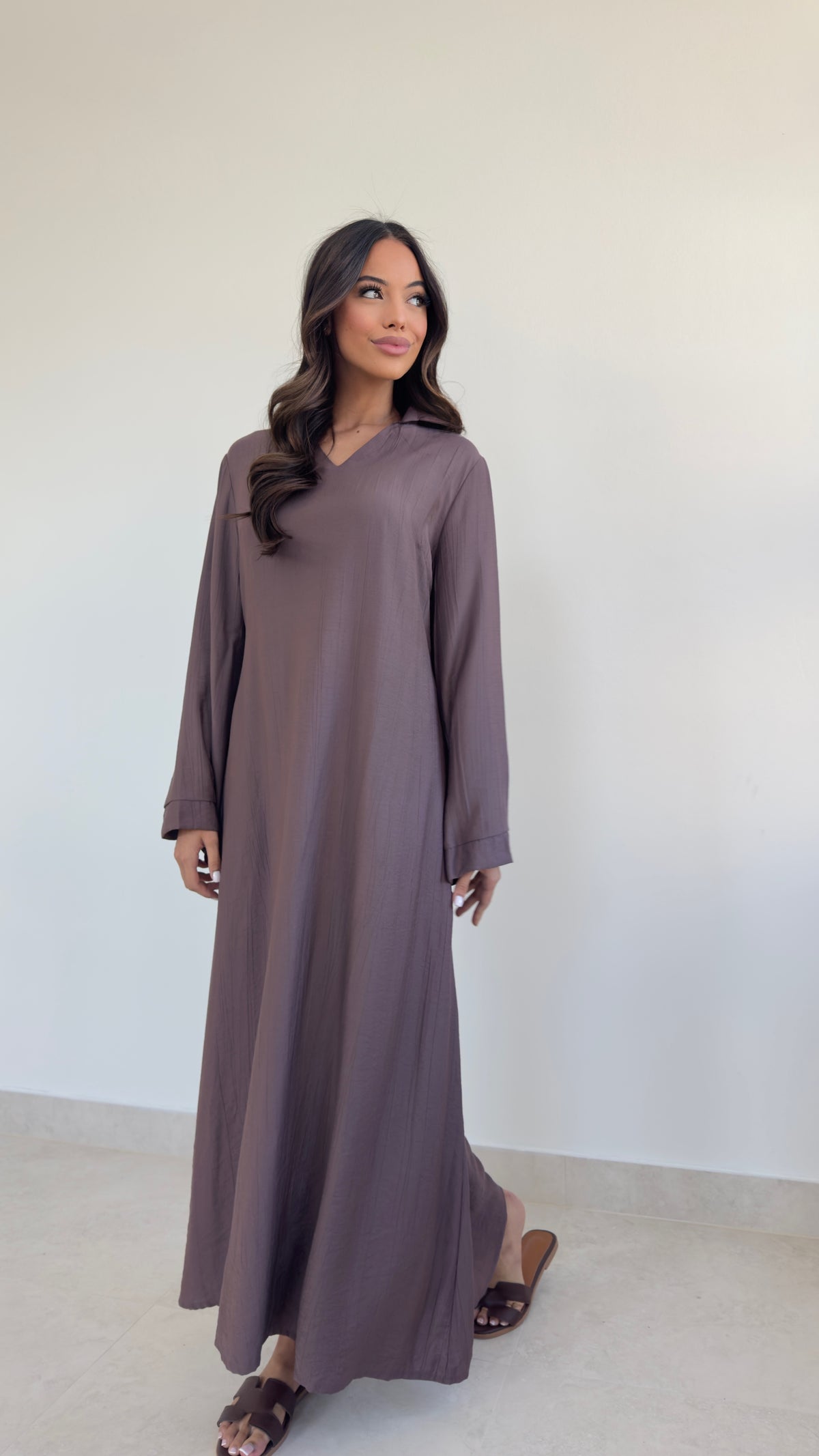 Spring flow Abaya