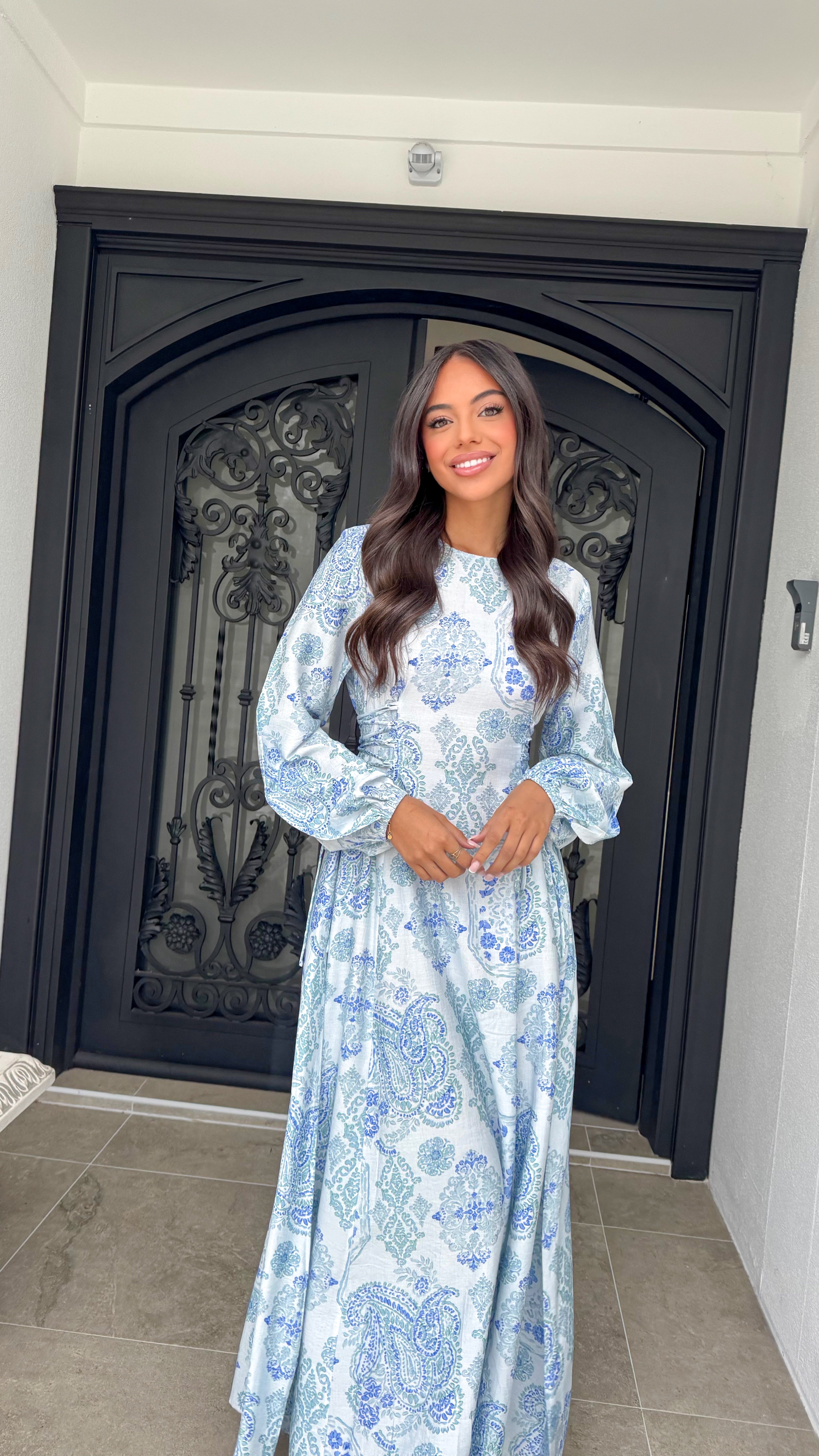 Lamour side tie maxi