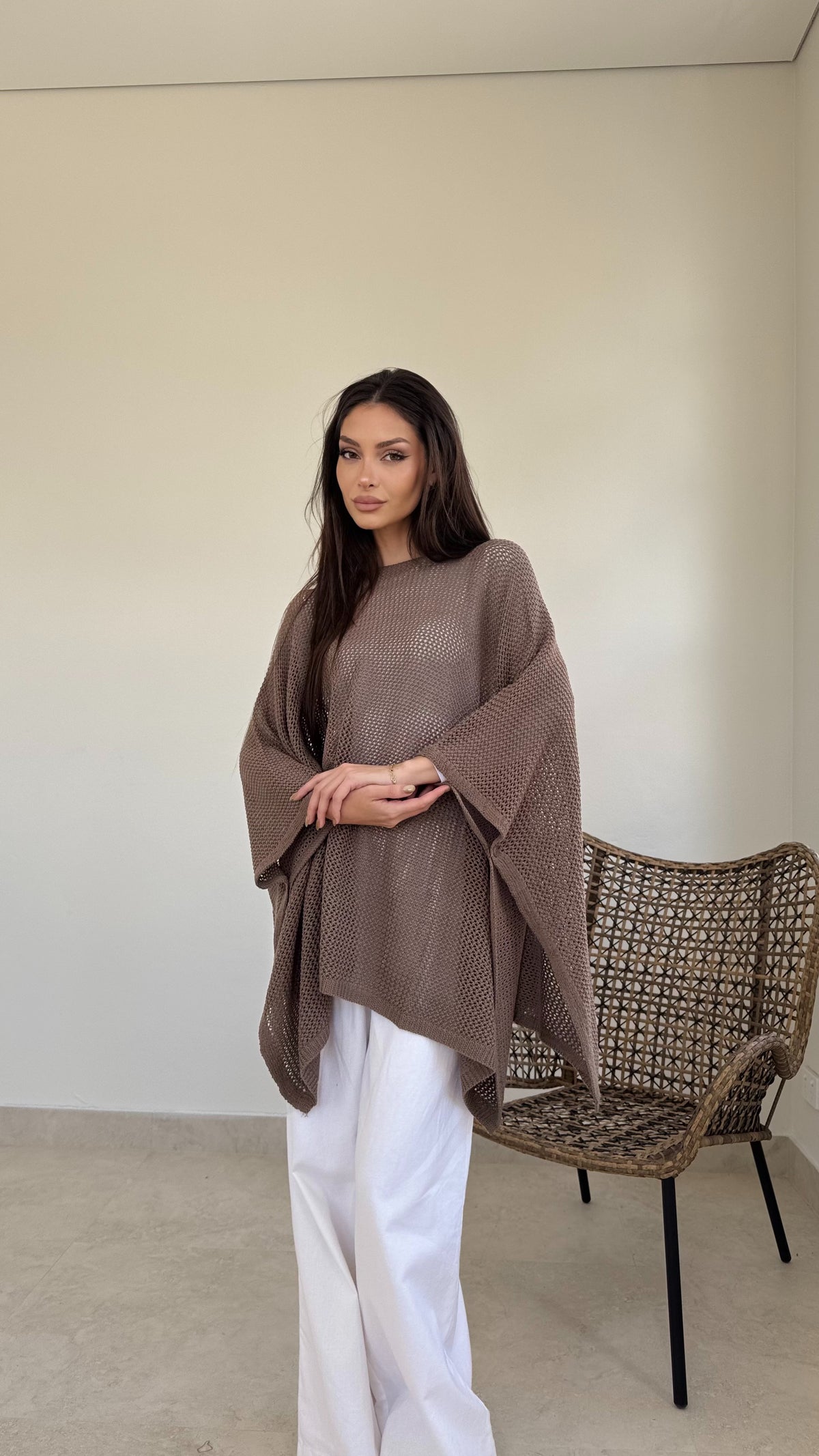 Crochet poncho