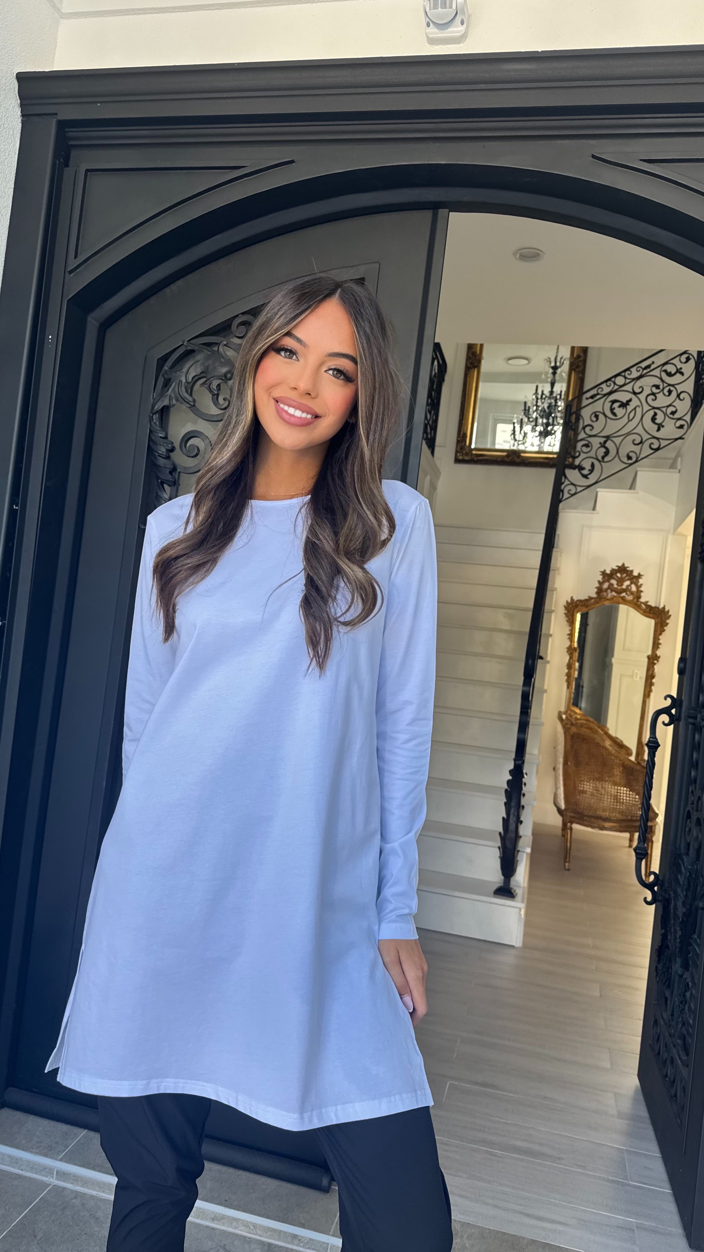 Essentials longline top