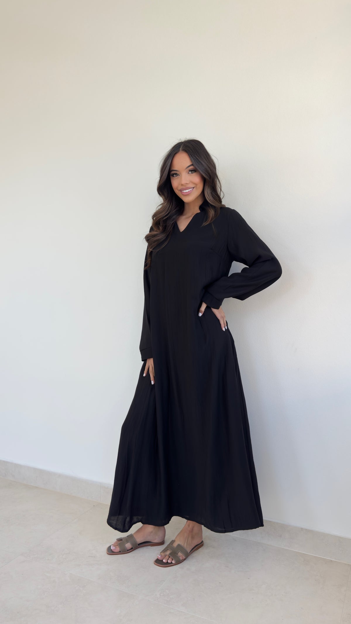 Spring flow Abaya