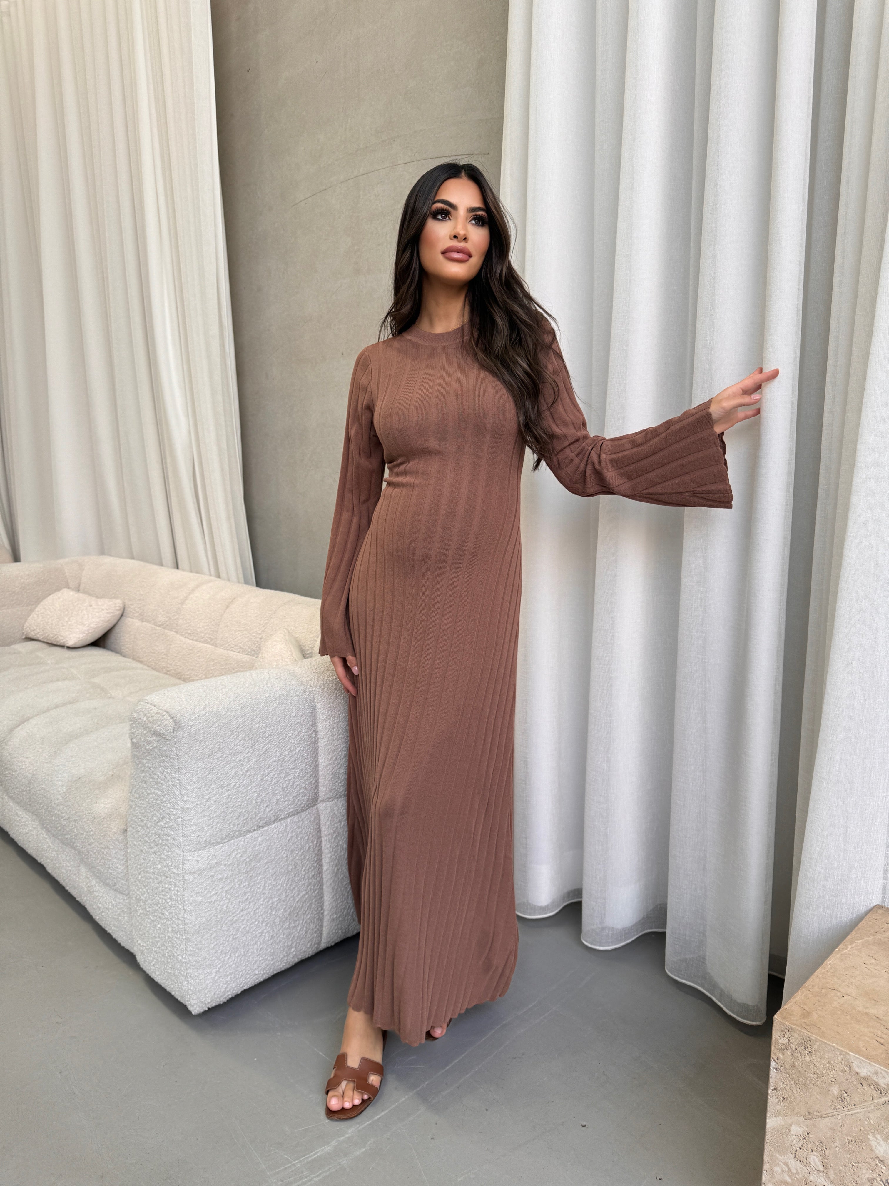 Miorah bell sleeve Dress