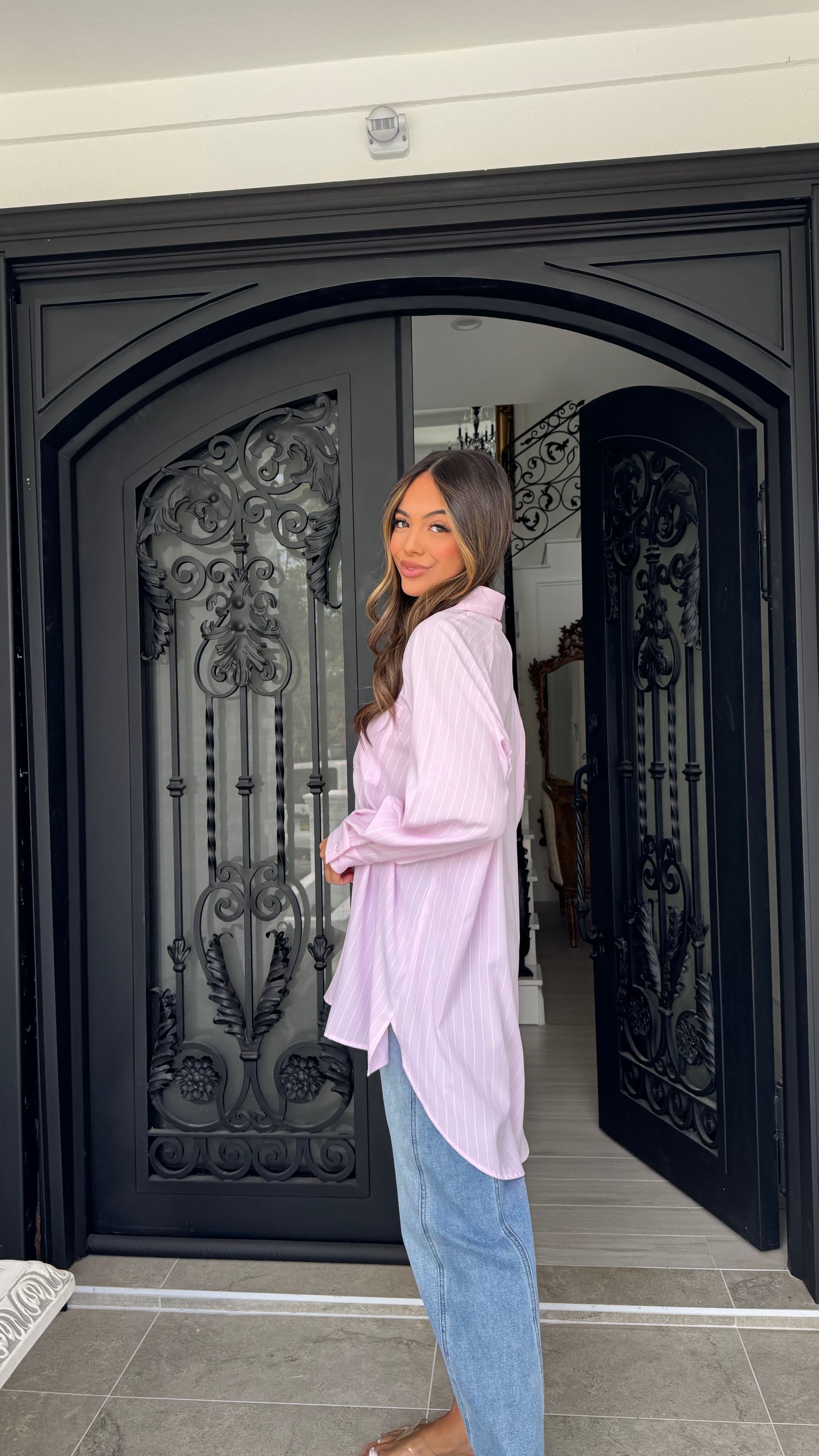 HiLow pinstripe shirt