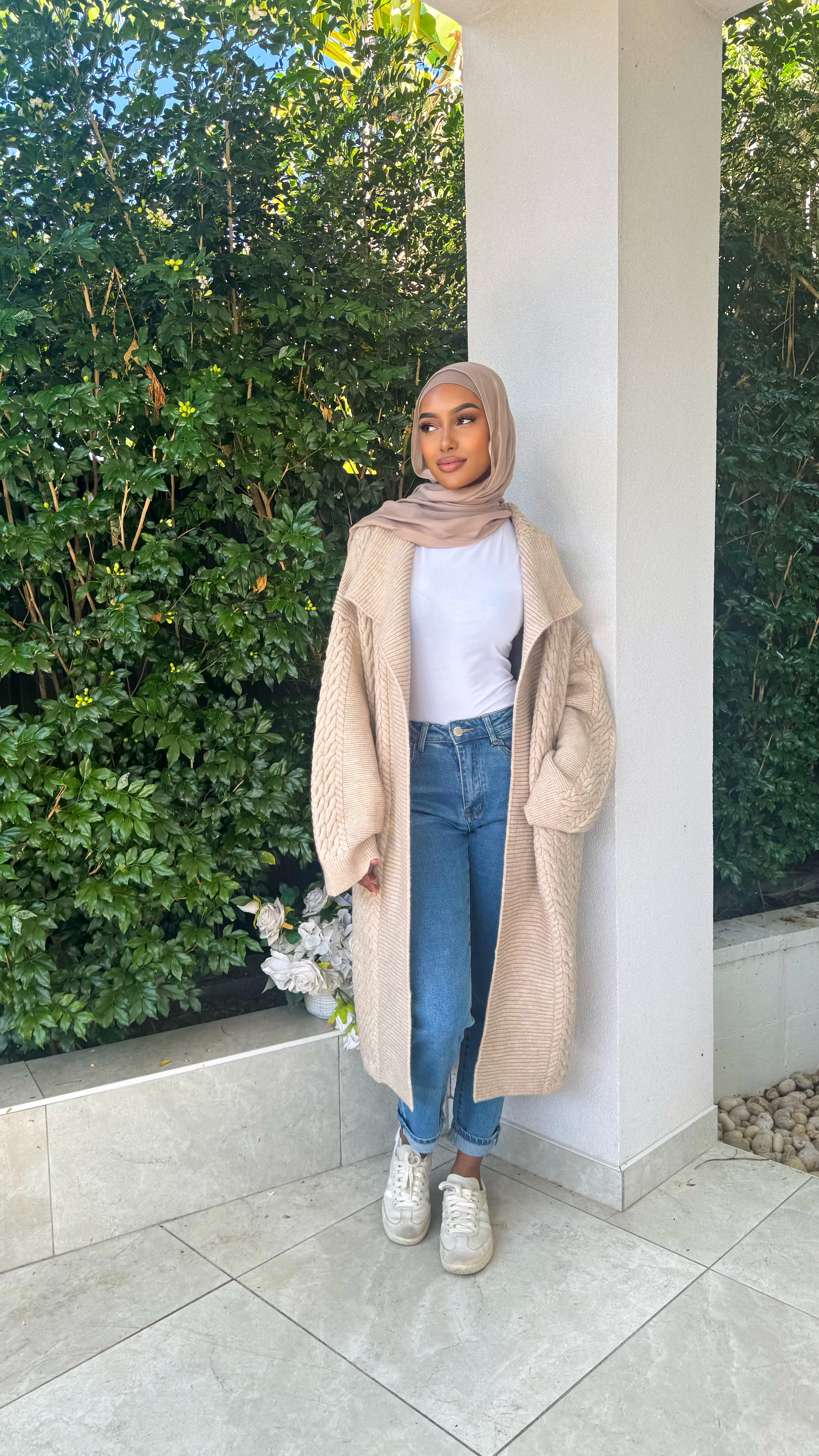 Pattern Knit Cardigan