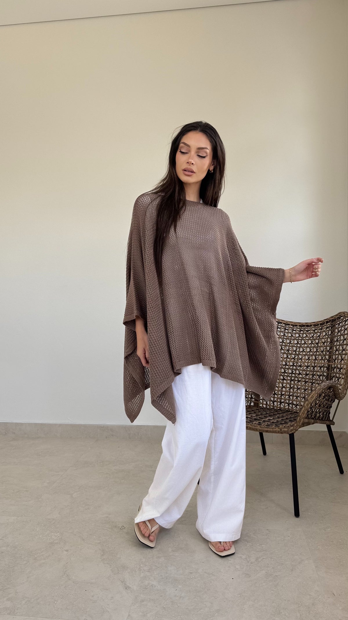Crochet poncho