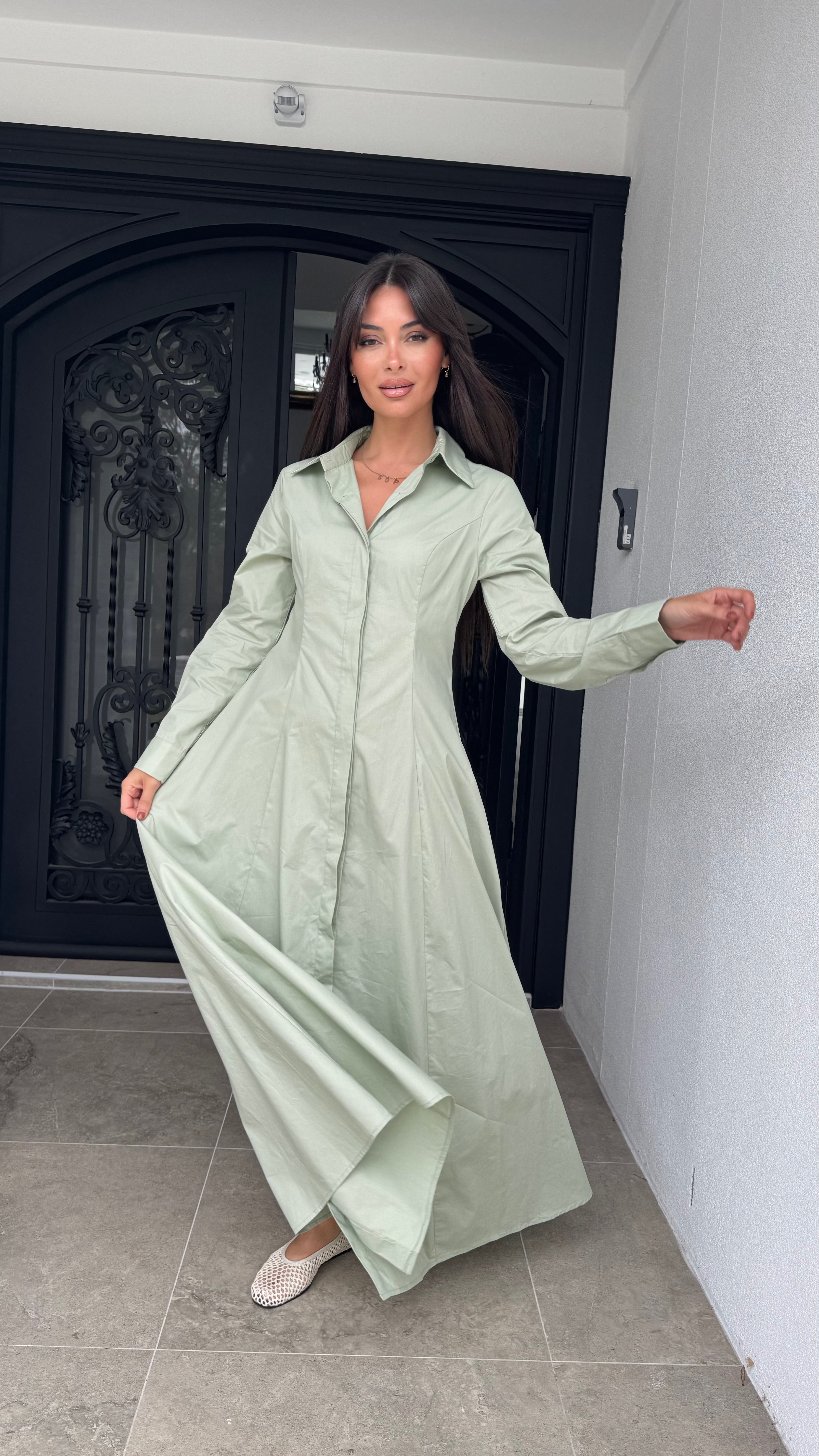 Effortless shirt dress